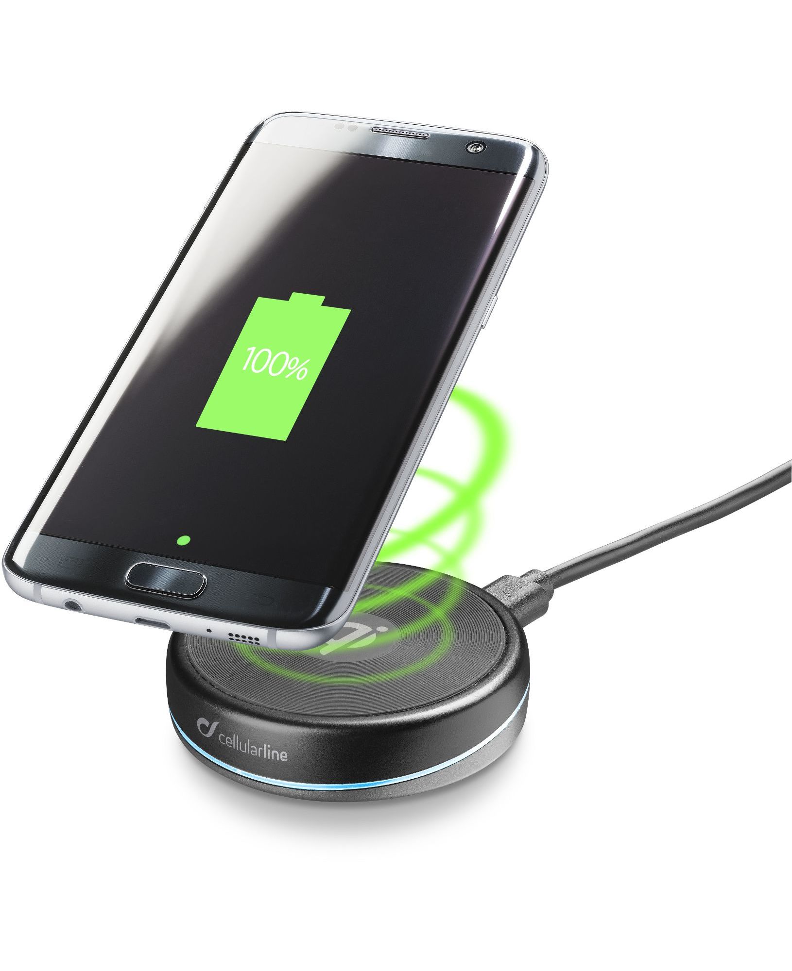 Wireless charger, fast charge twist, black