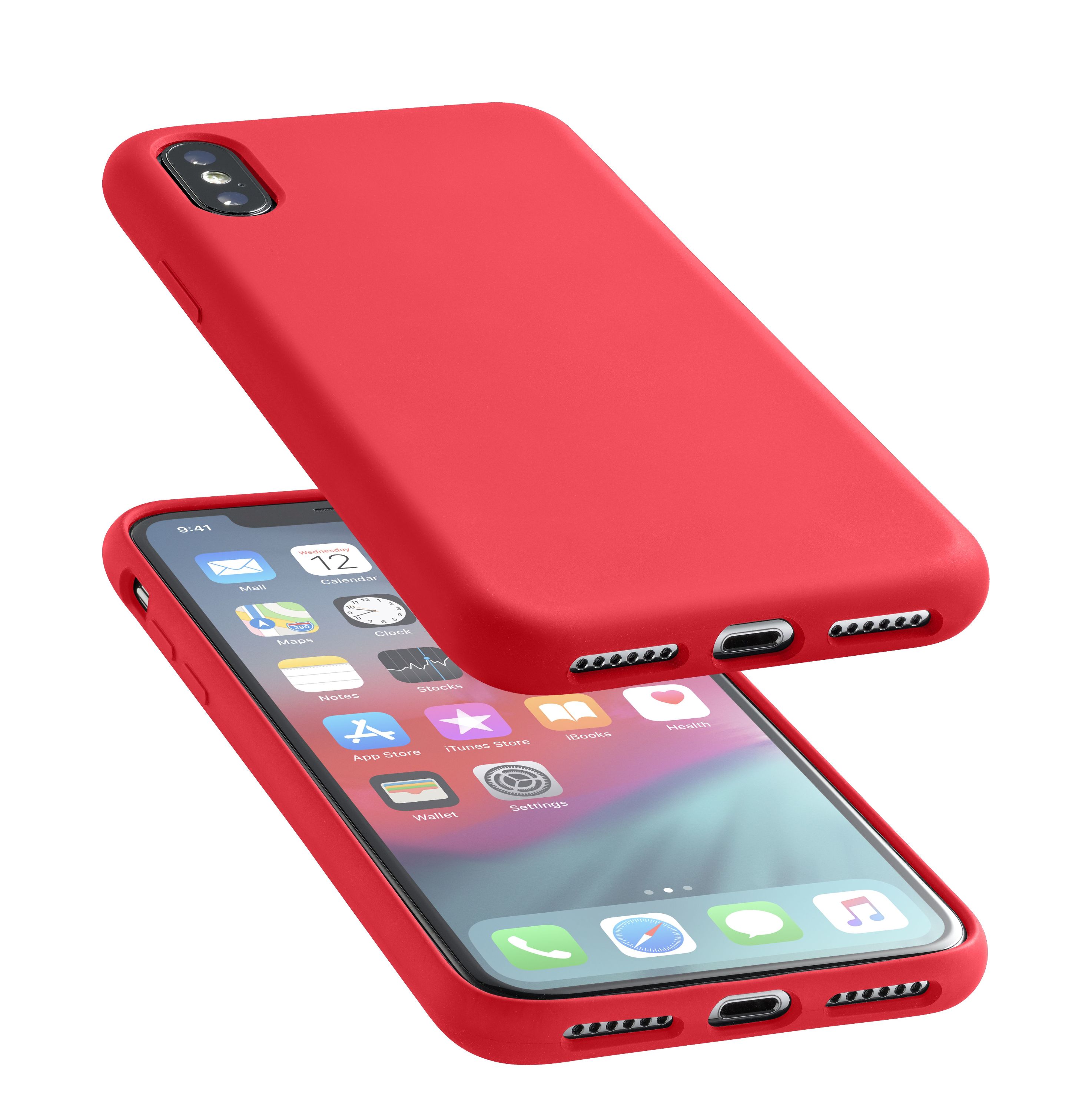 iPhone Xs Max, case sensation, red