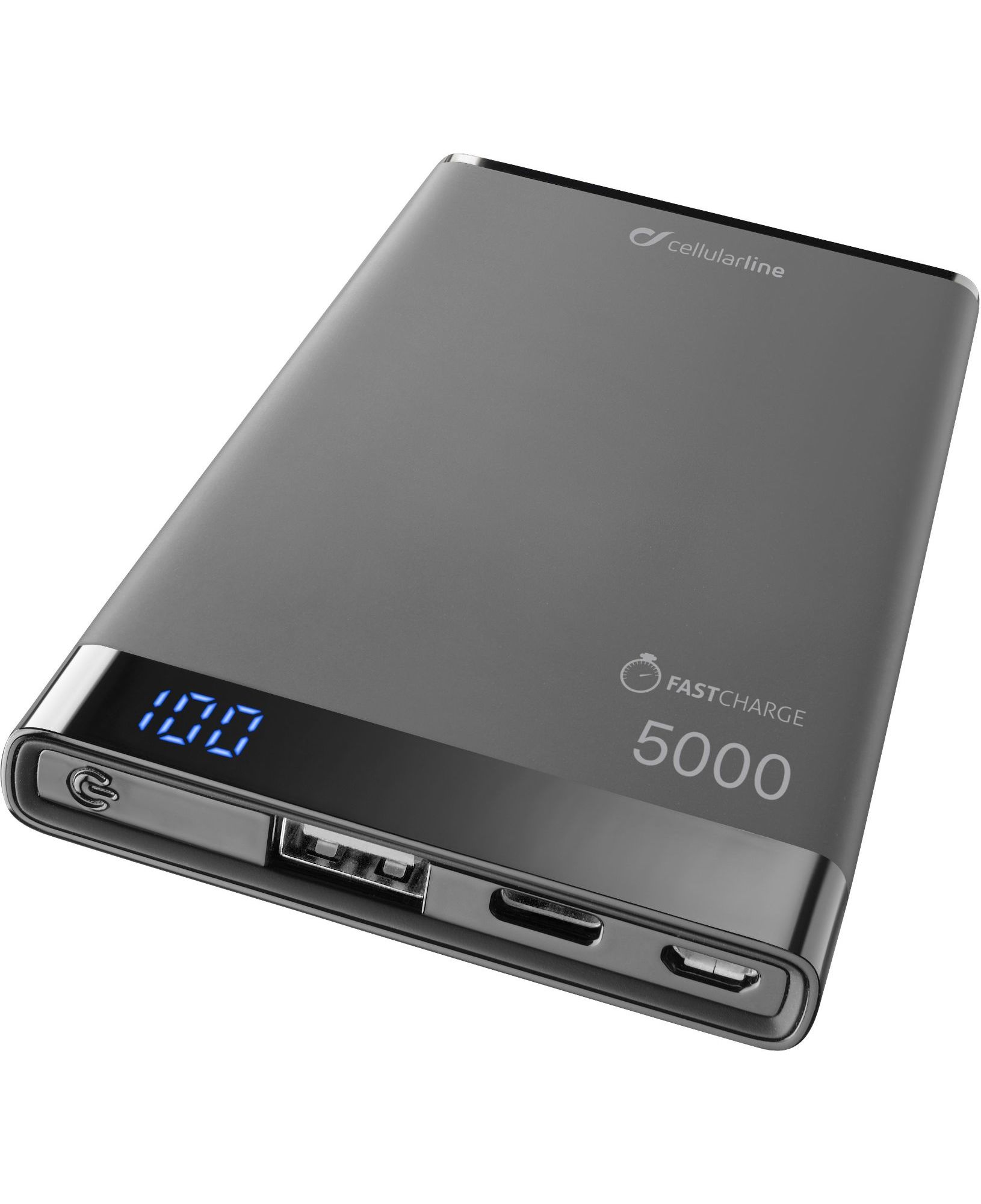 Portable charger, freepower manta s 5000mAh usb-c, black