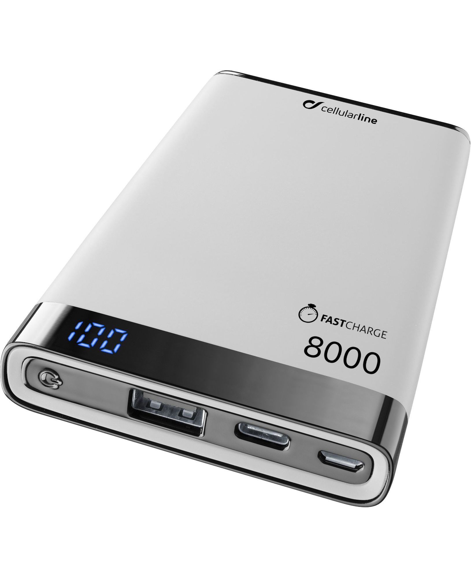 Portable charger, freepower manta s 8000mAh usb-c, white