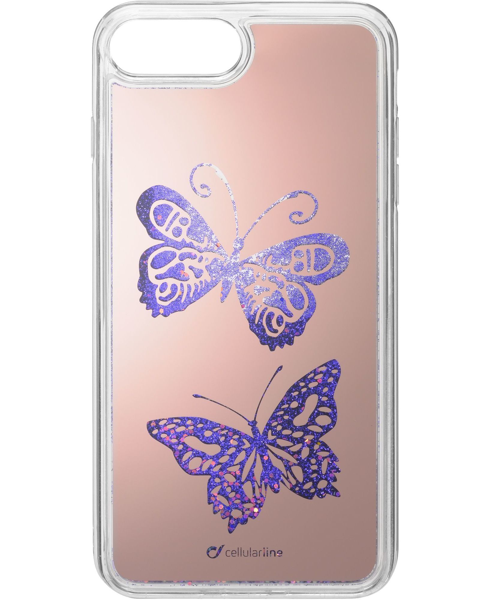 iPhone 8/7/6s/6 Plus, case stardust, butterfly