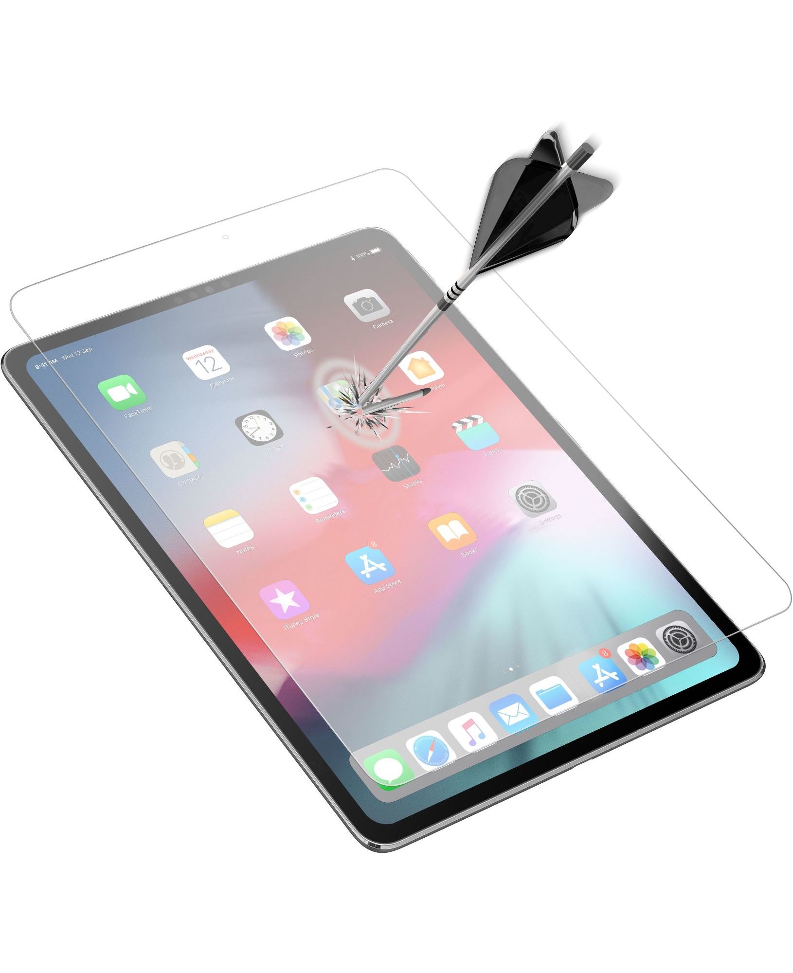 iPad Pro 12,9" (2018/2020/2021), SP tempered glass, transparent