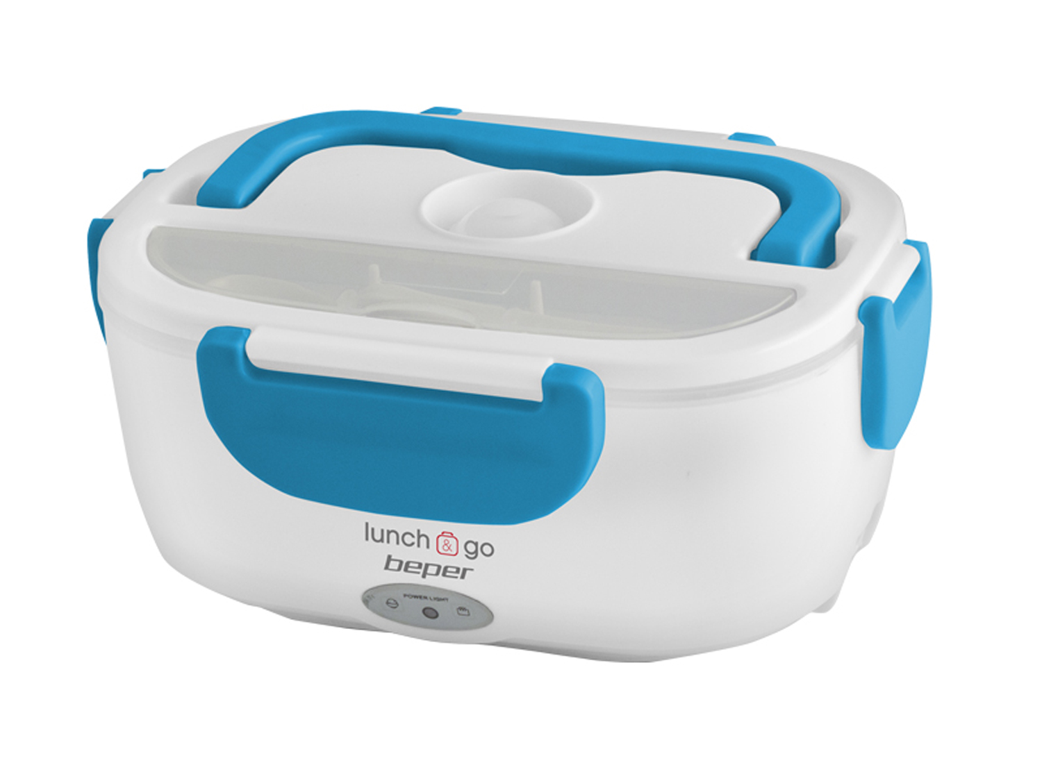 90.920A, lunch box, wit/blauw