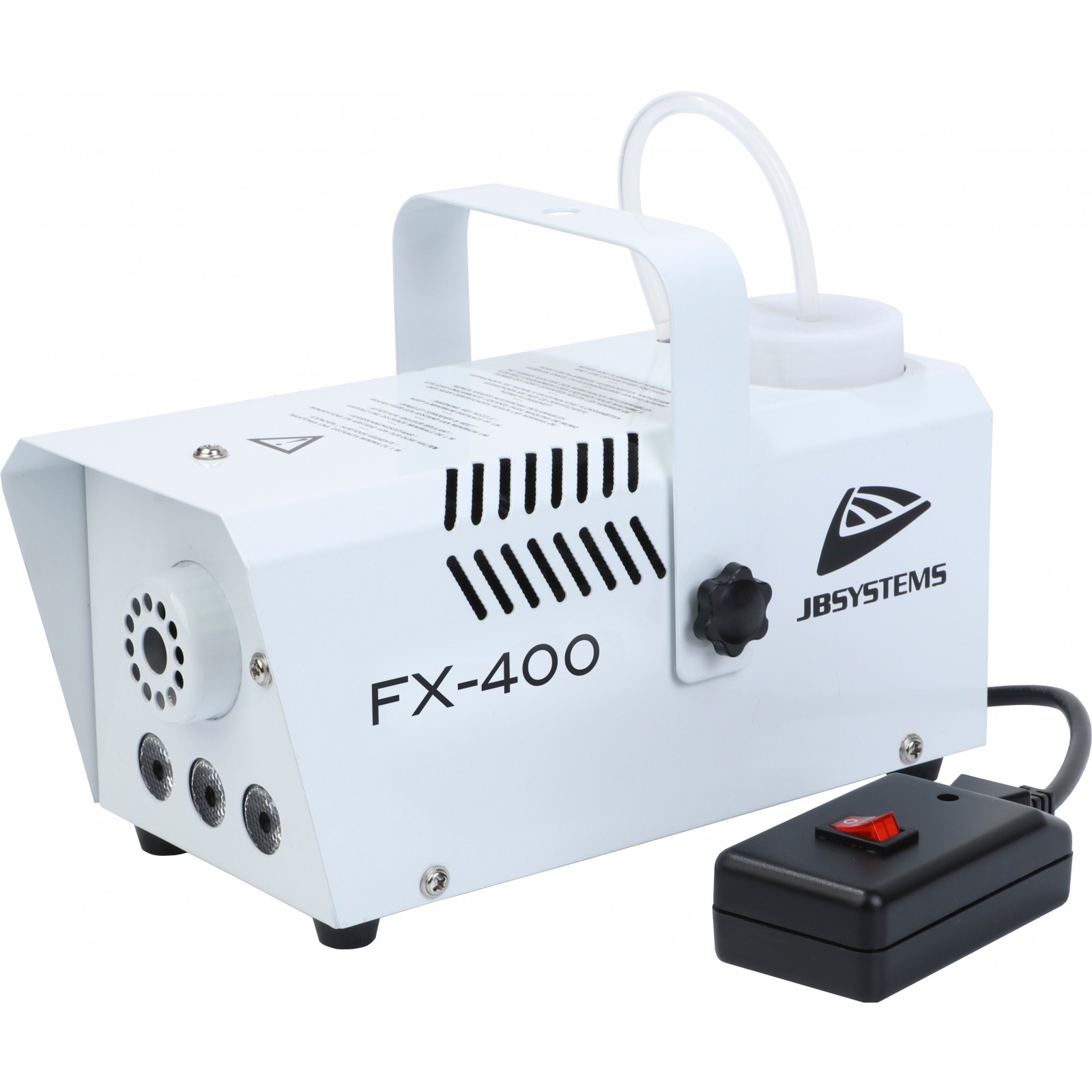 FX-400, rookmachine 400W amber LEDs, zwart