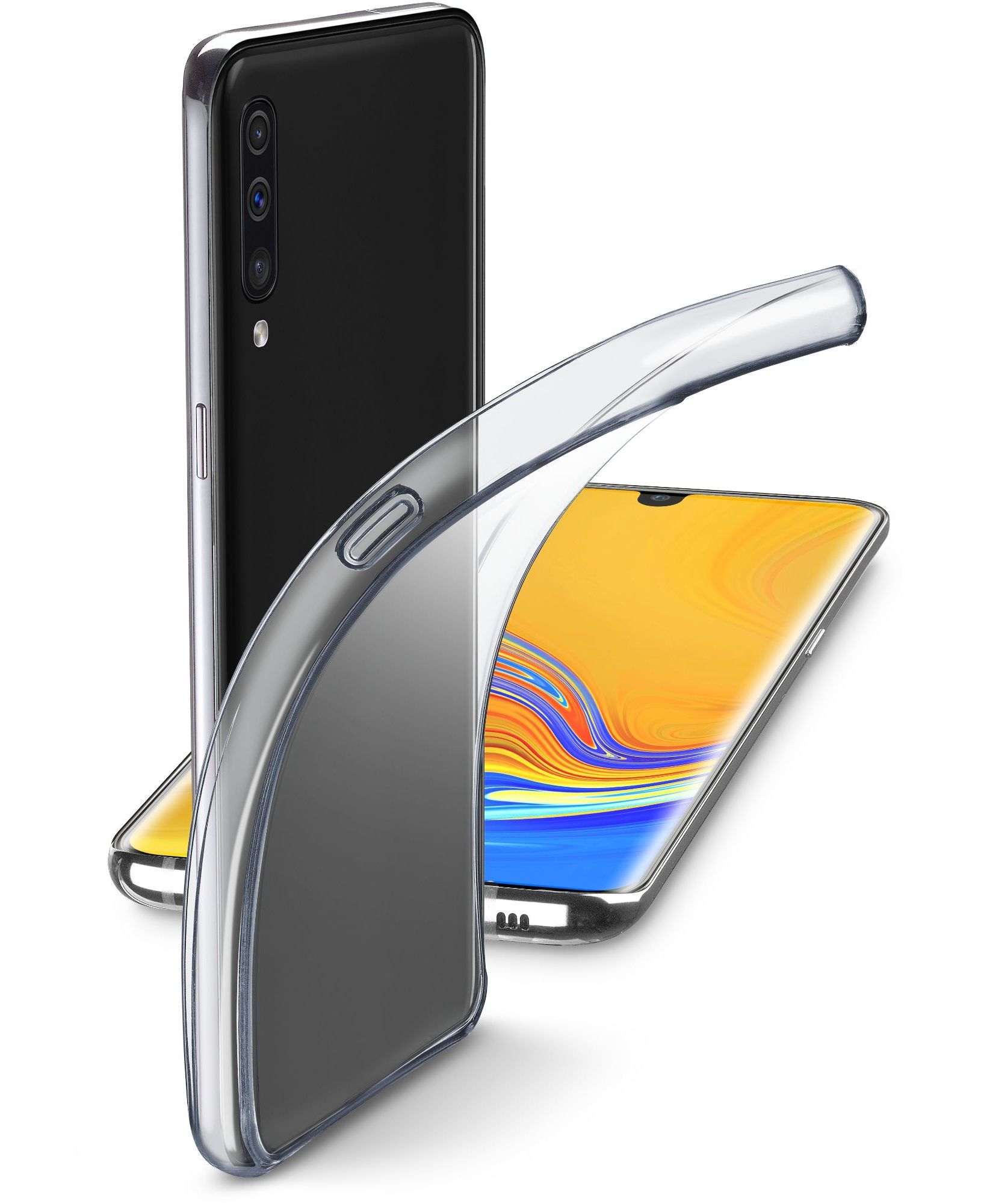 Samsung Galaxy A70, case fine, transparent