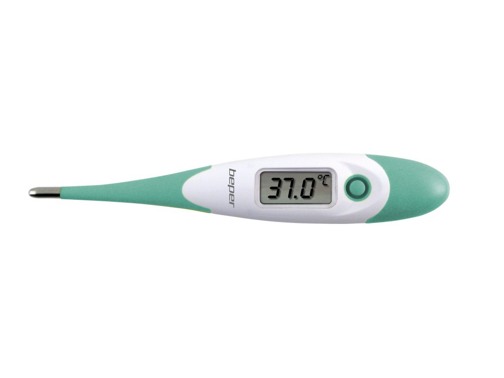 40.100, digitale thermometer, 32C- 42.9C, wit/groen