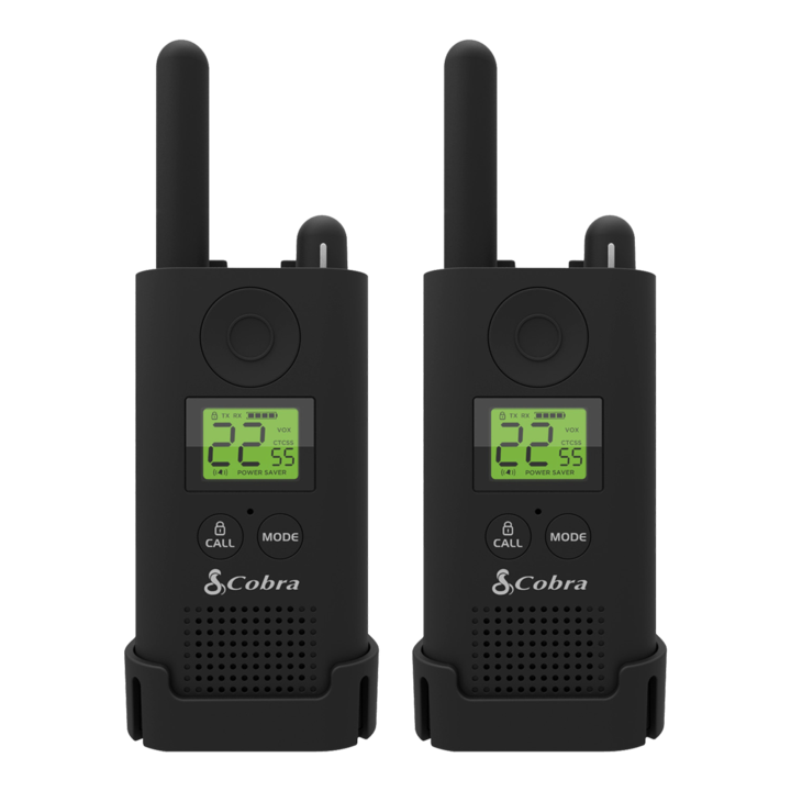 PU500BG, walkie talkie, pro business radio, pair,  black