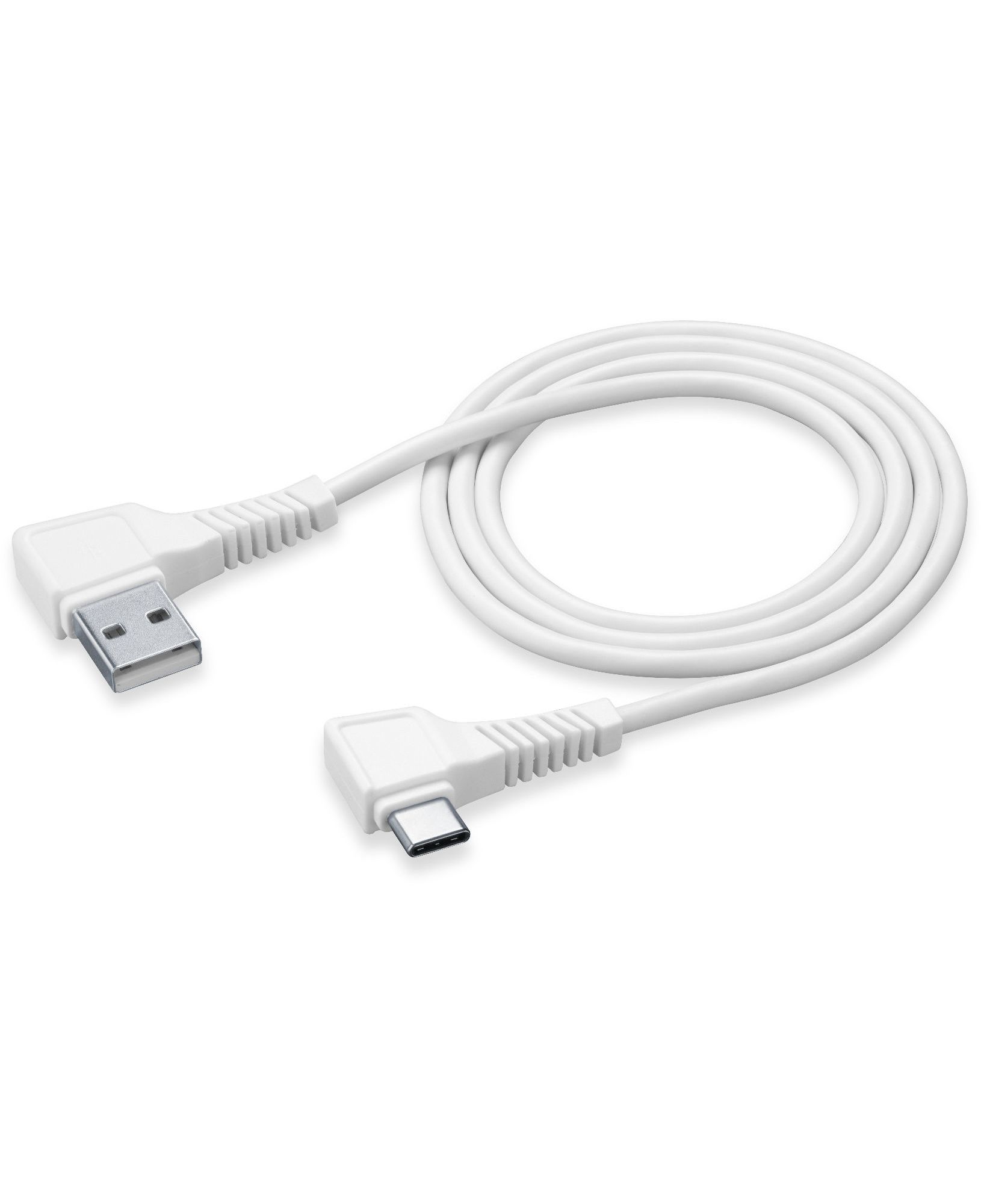 Usb cable, usb-c square connector 1,2m, white
