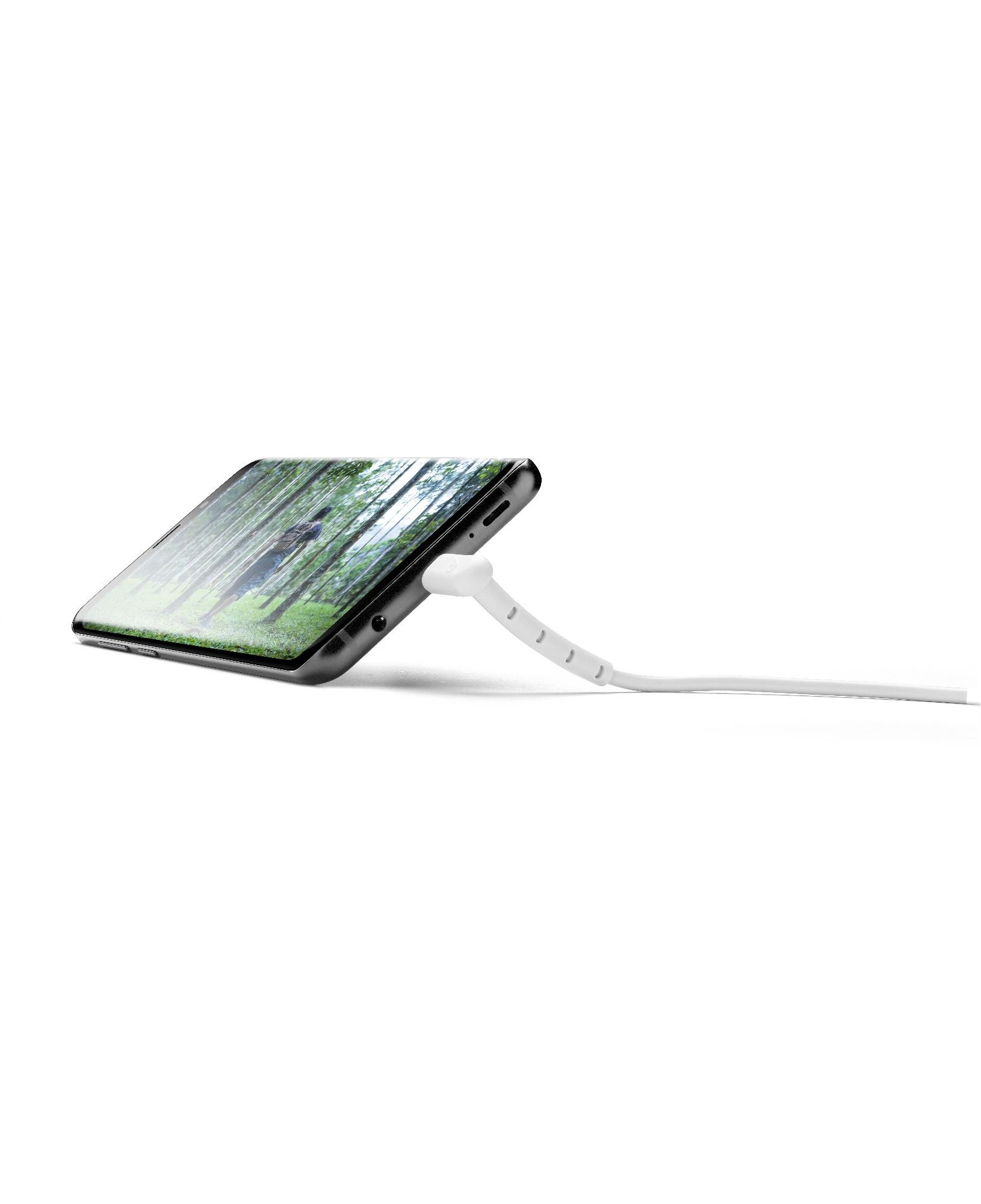 Usb kabel, usb-c  stand connector 1,2m, wit
