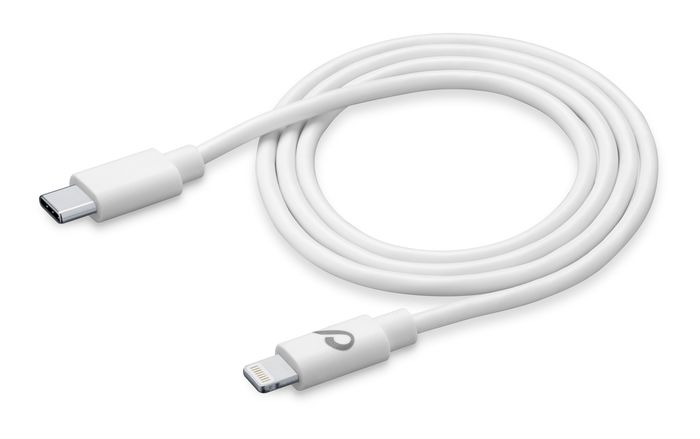 Usb cable, usb-c to Apple lightning 60cm, white