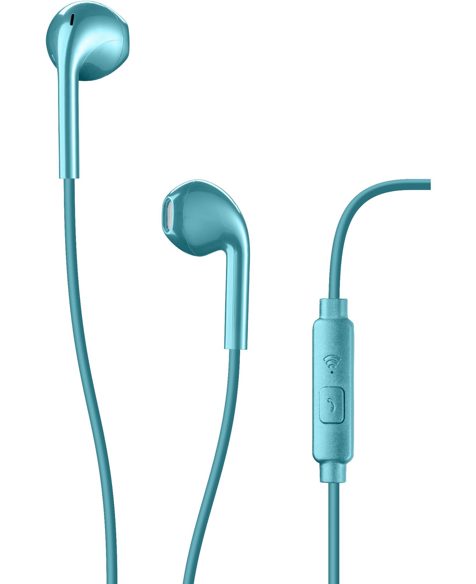 Live, in-ear HPH with mic, green