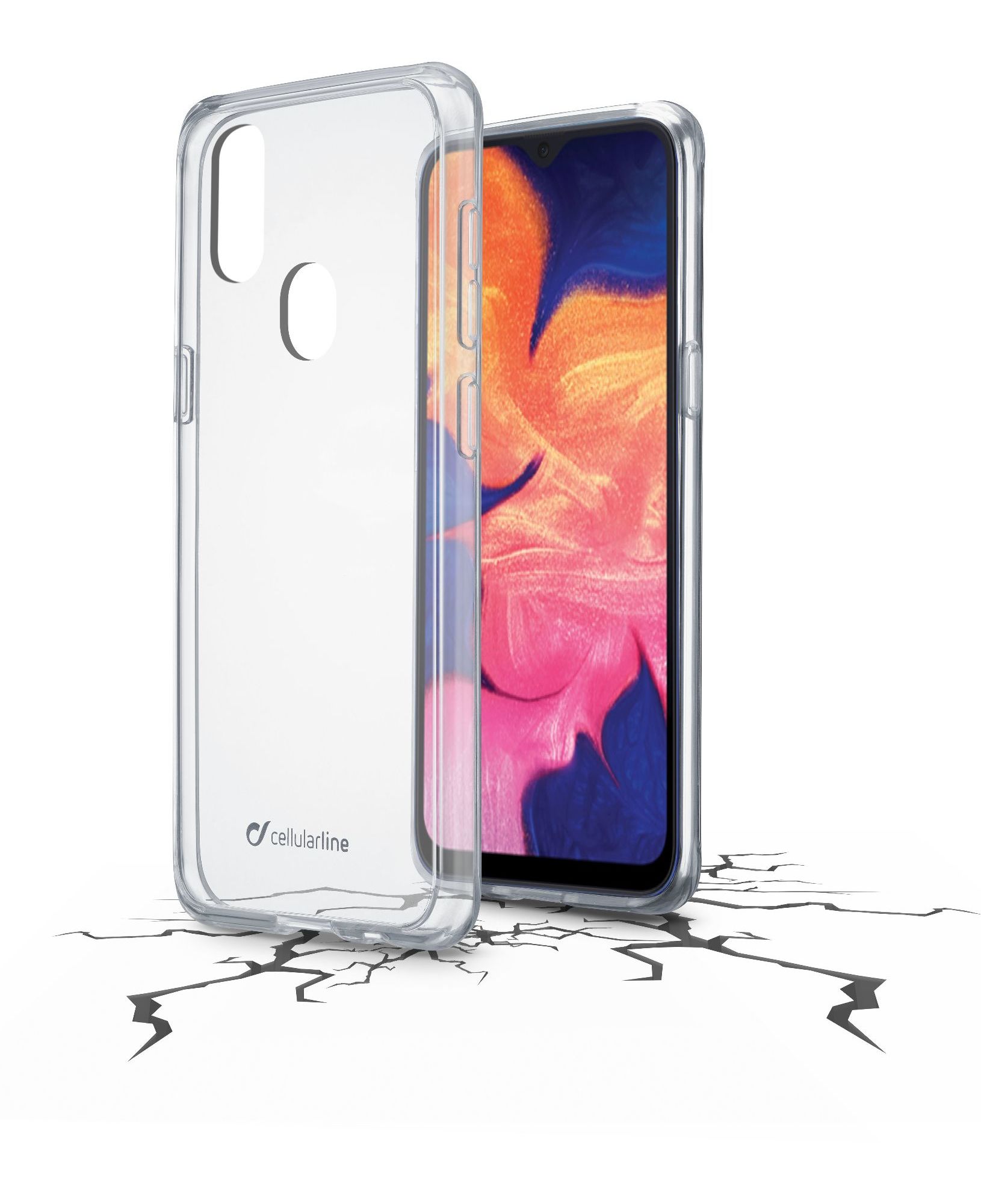 Samsung Galaxy A20e, case clear duo, transparent