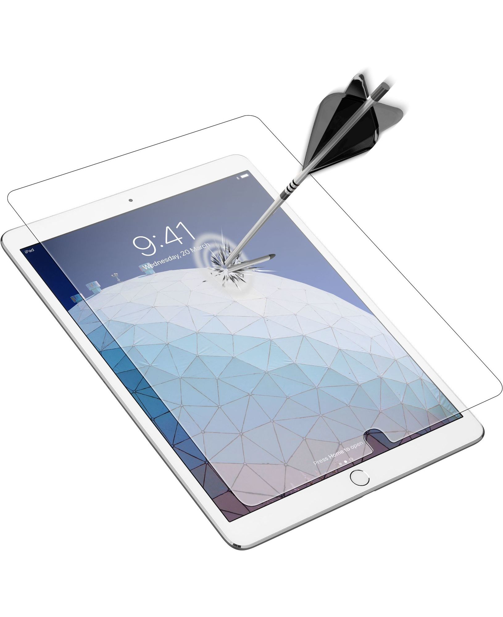 iPad Air 10,5" (2019), SP tempered glass, transparent
