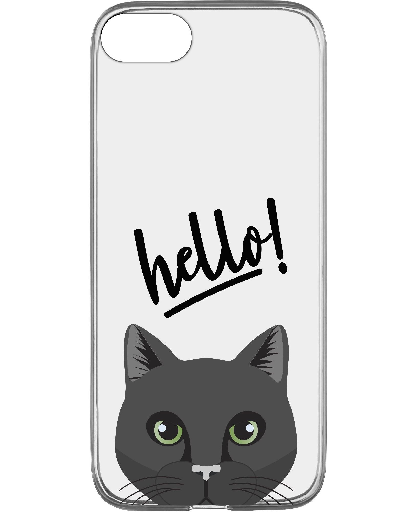 iPhone SE (2020)/8/7/6s/6, case style, hello cats