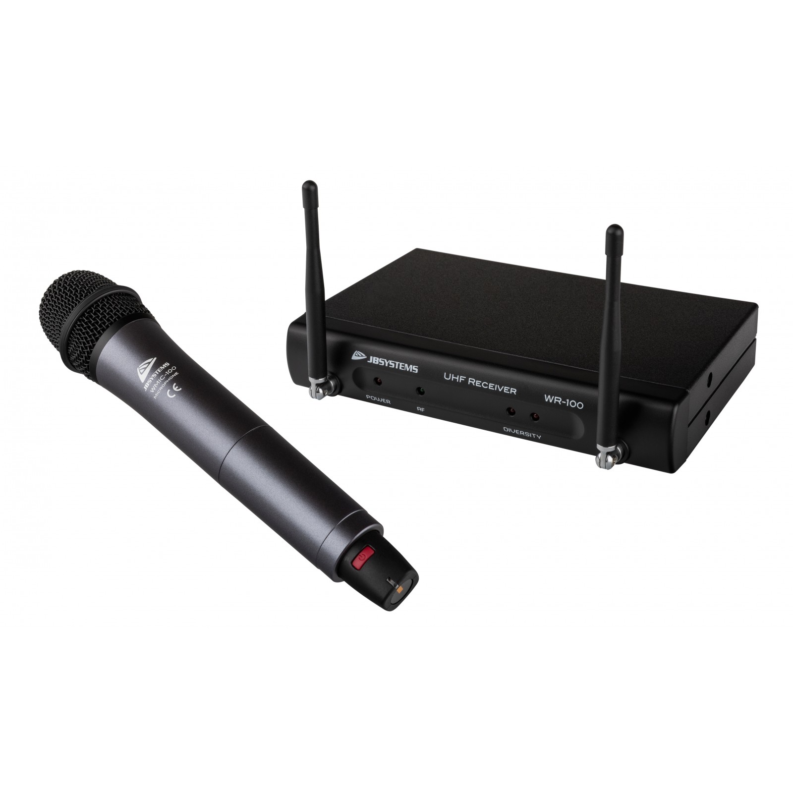 WMS-100, UHF wireless mic system incl. WMIC-10 handmic