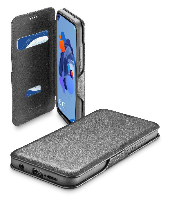 Huawei P20 Lite (2019), case book clutch, black