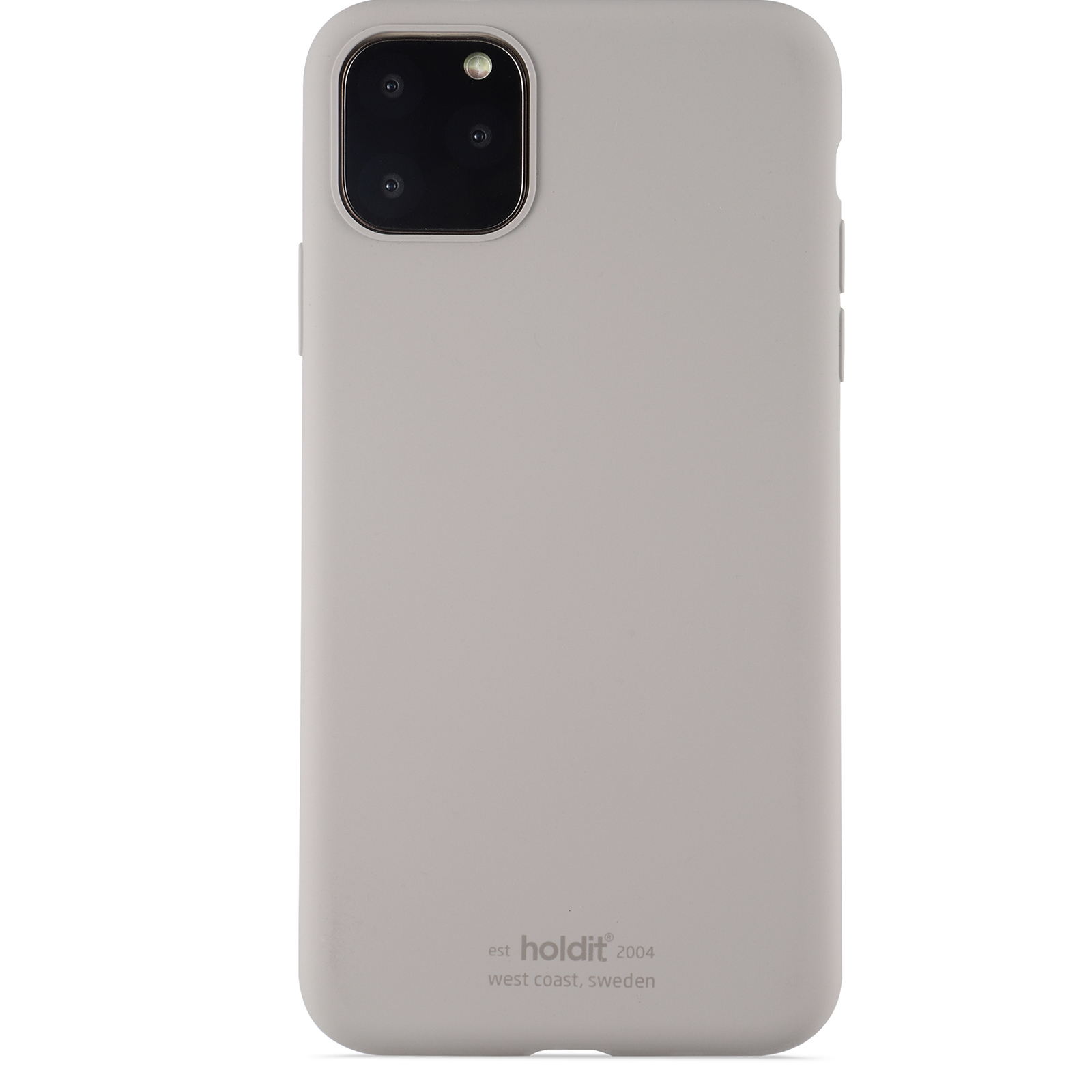 iPhone 11 Pro Max, case silicone, taupe