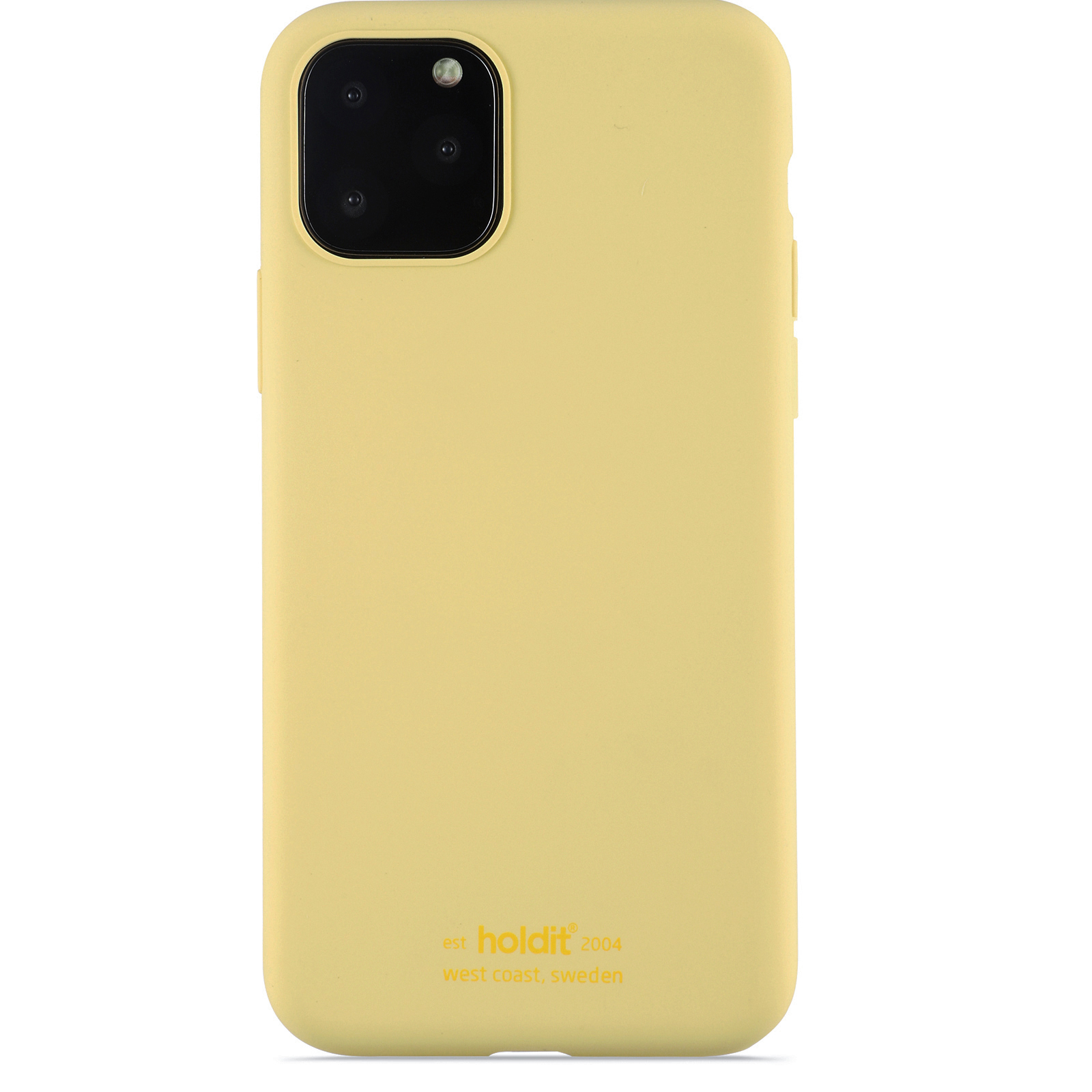 iPhone 11 Pro, housse silicone, jaune