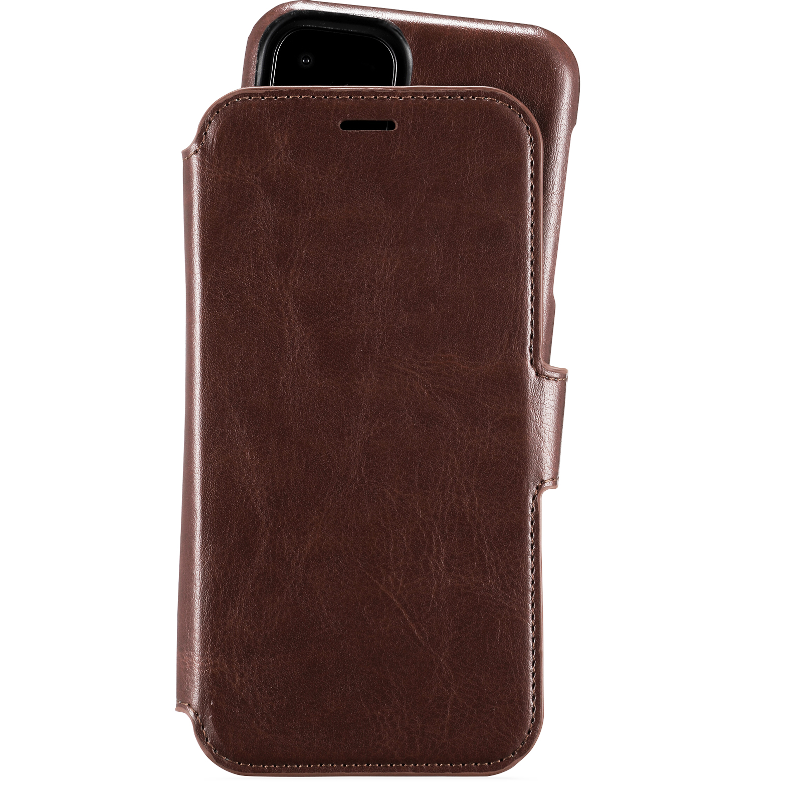 iPhone 11, wallet case magnetic berlin, dark brown
