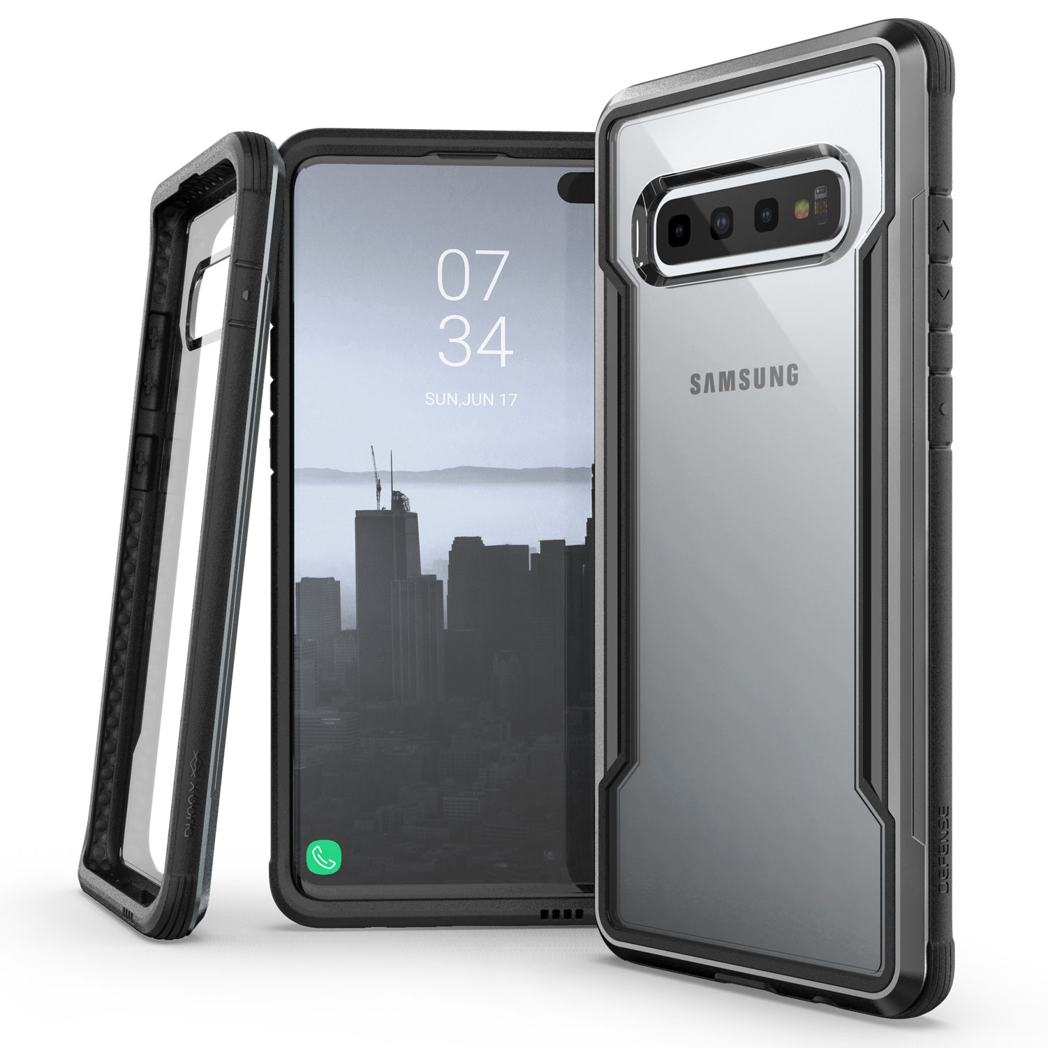 Samsung Galaxy S10, case Defense Shield, black