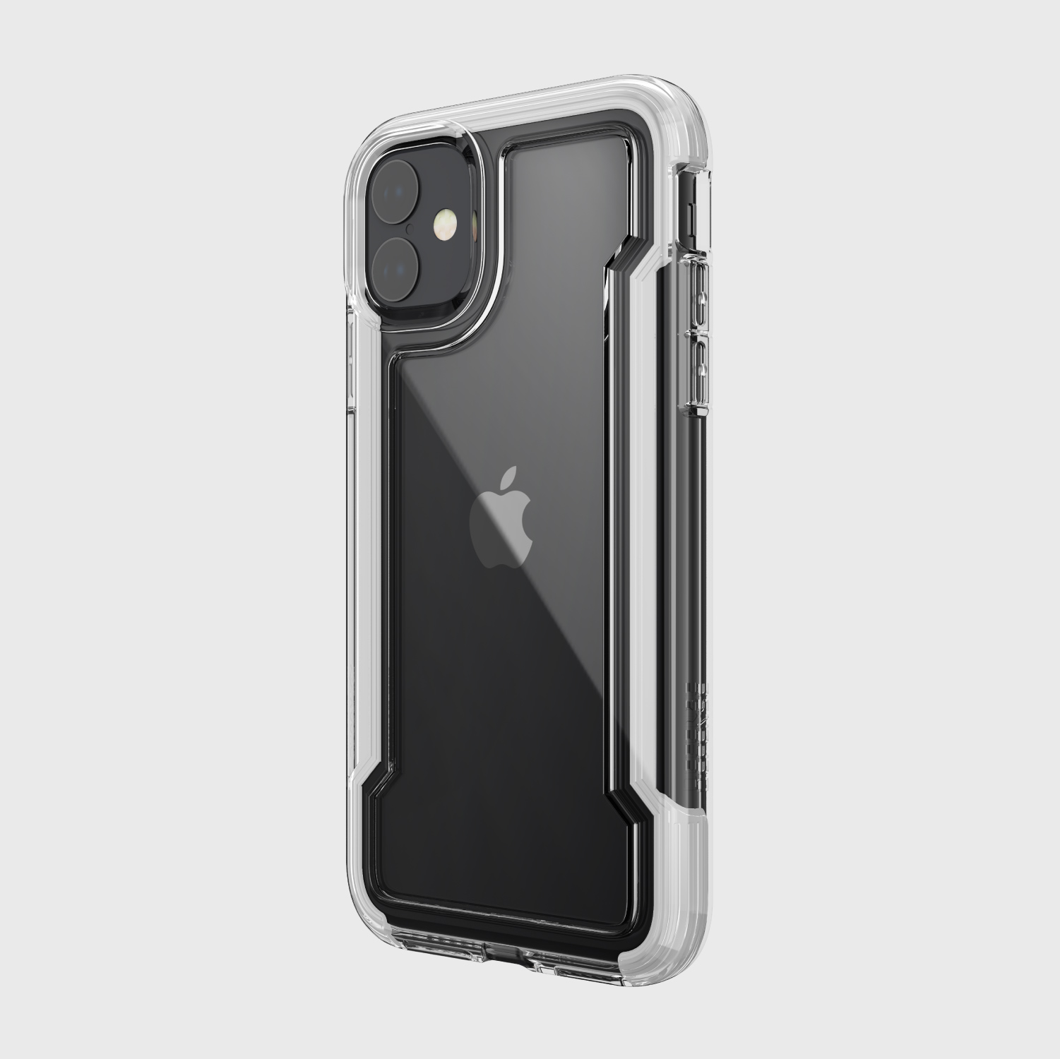 iPhone 11, case Defense Clear, white