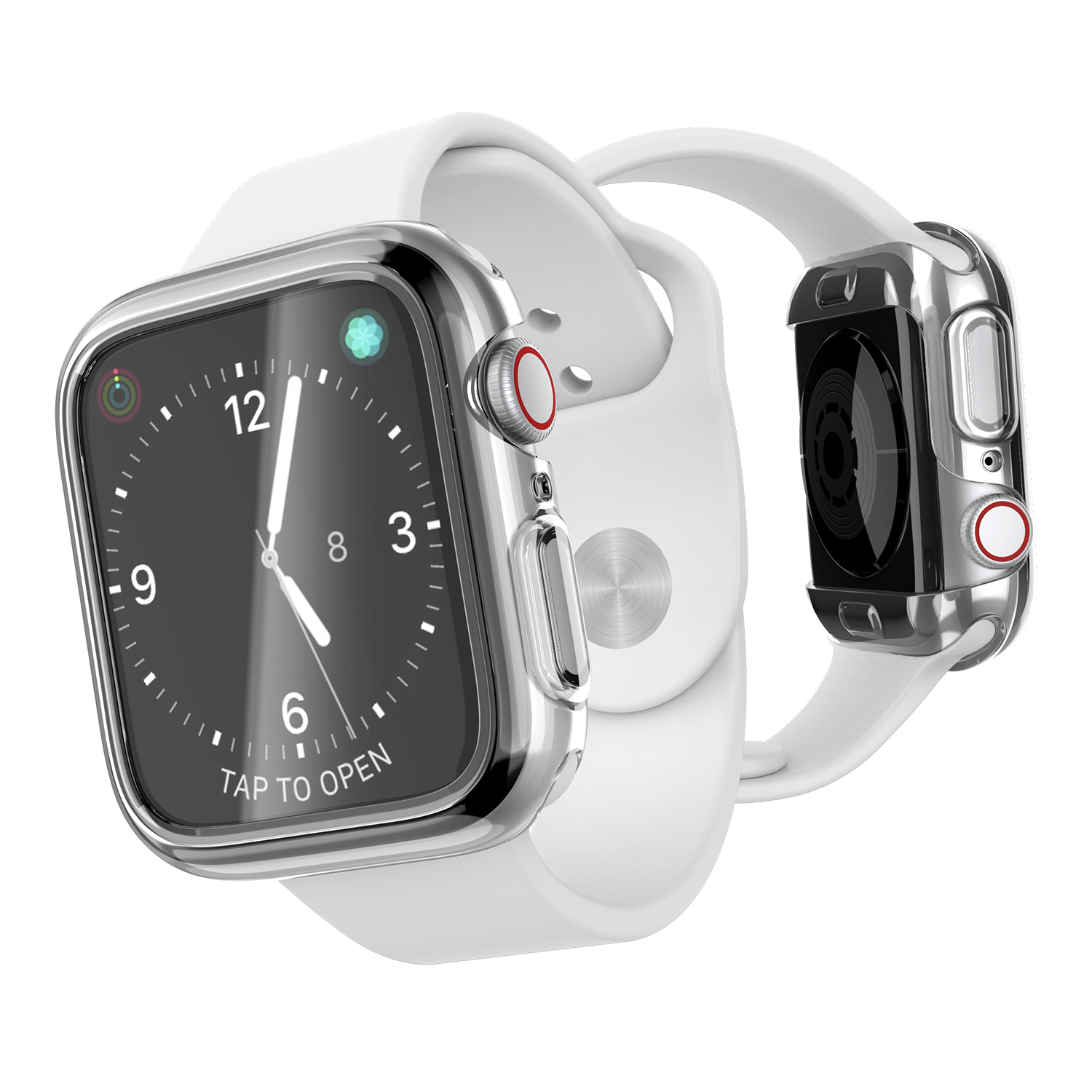 Apple Watch 40mm, case Defense 360X, transparent