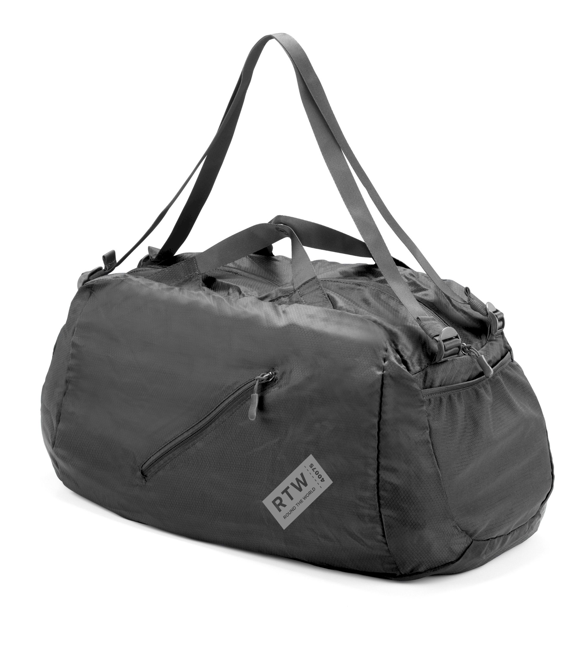 Round the world, foldable duffle bag 32L, black