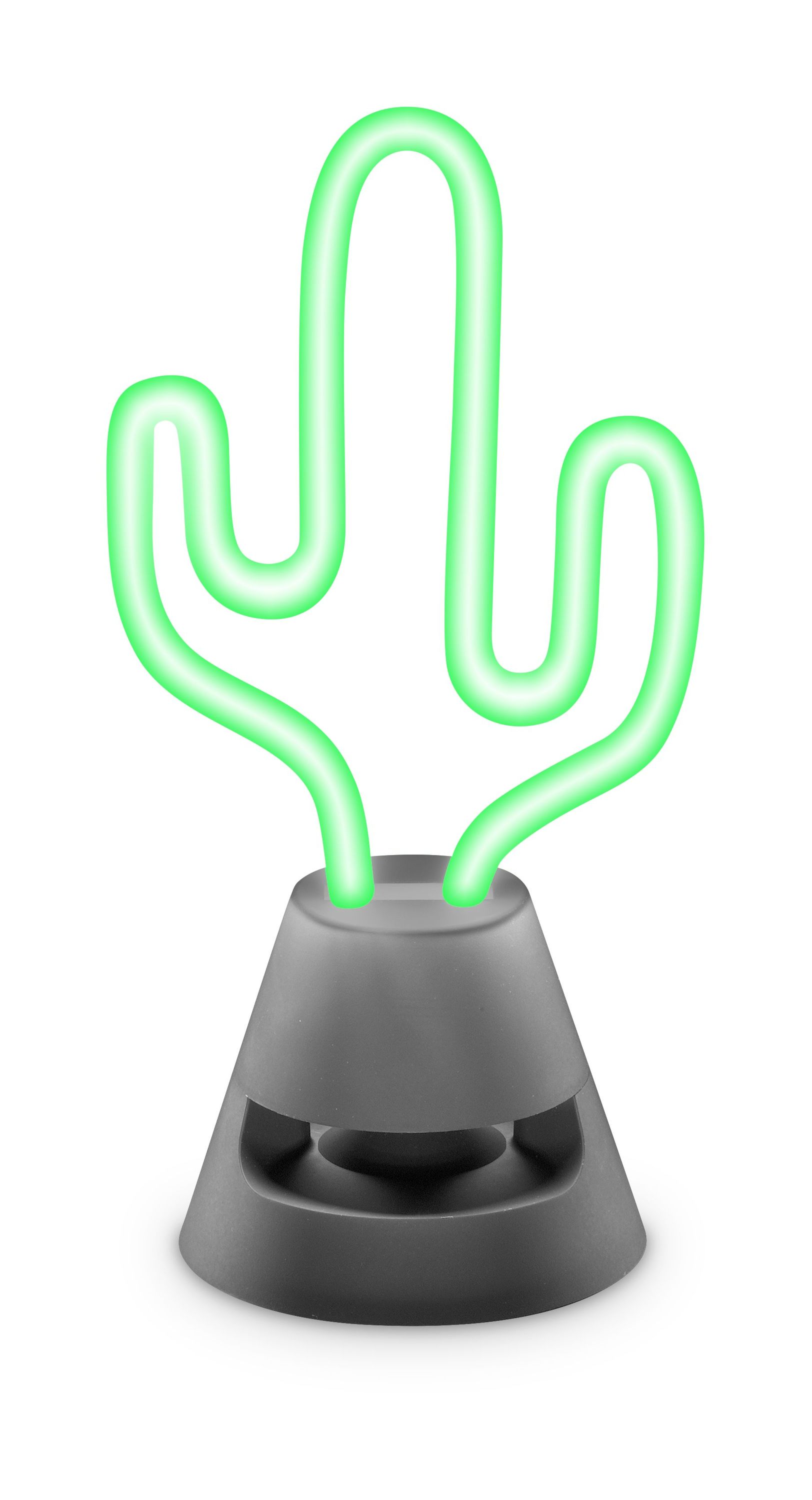 Neon beat, LED speaker, cactus