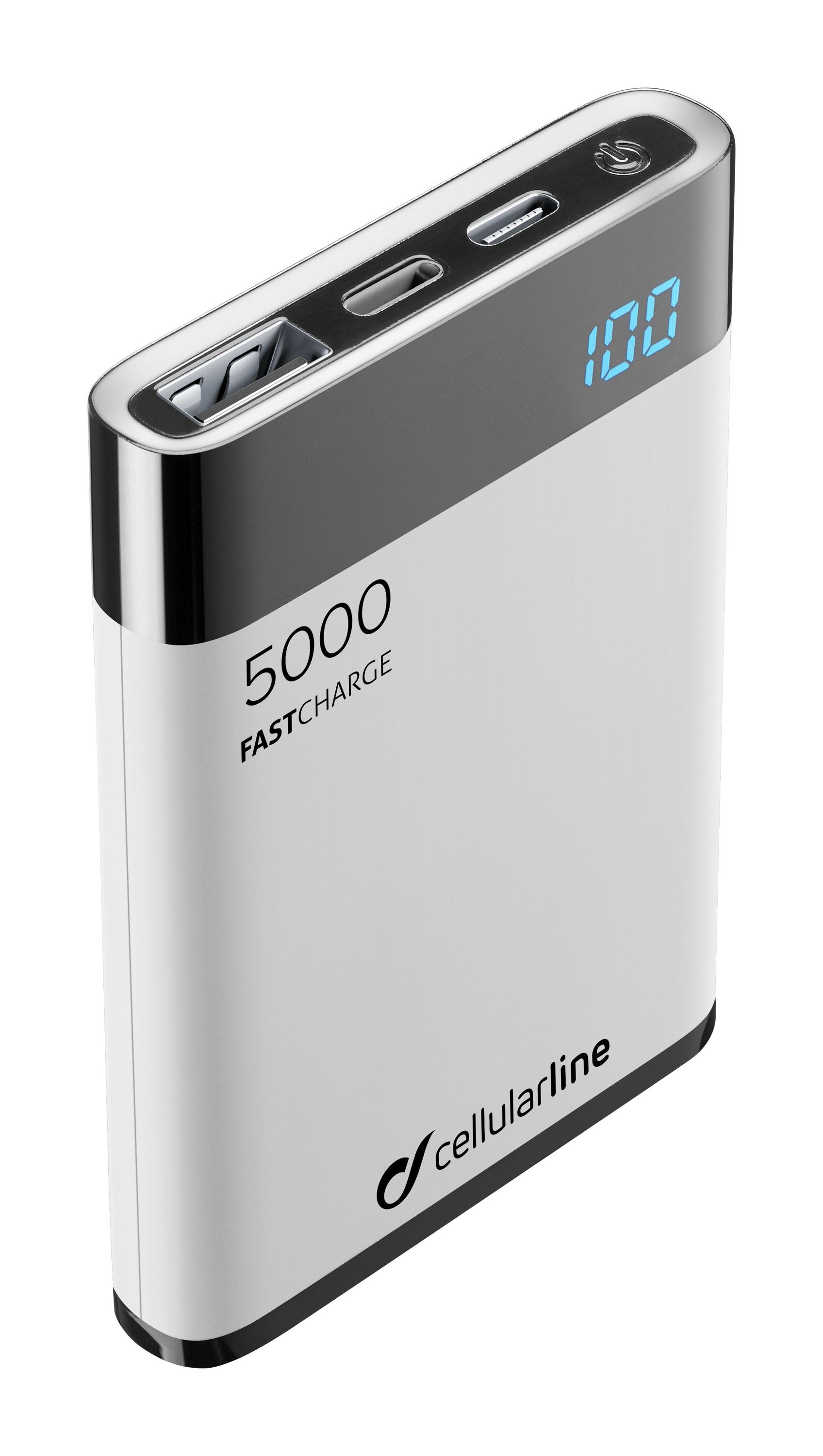 Portable charger, freepower manta HD MFI 5000mAh, white