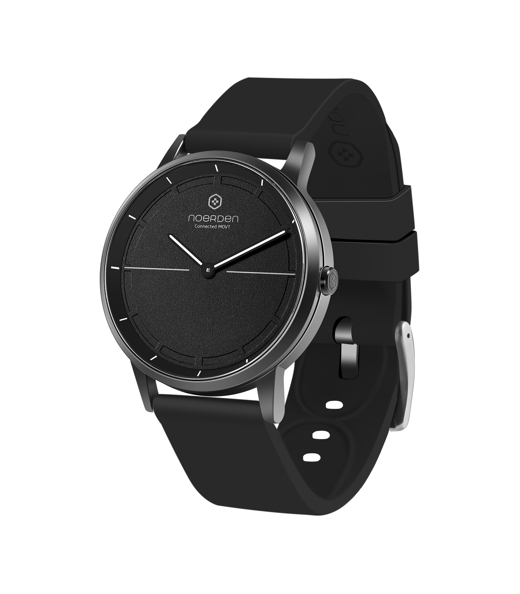 Mate 2, hybride smartwatch, zwart
