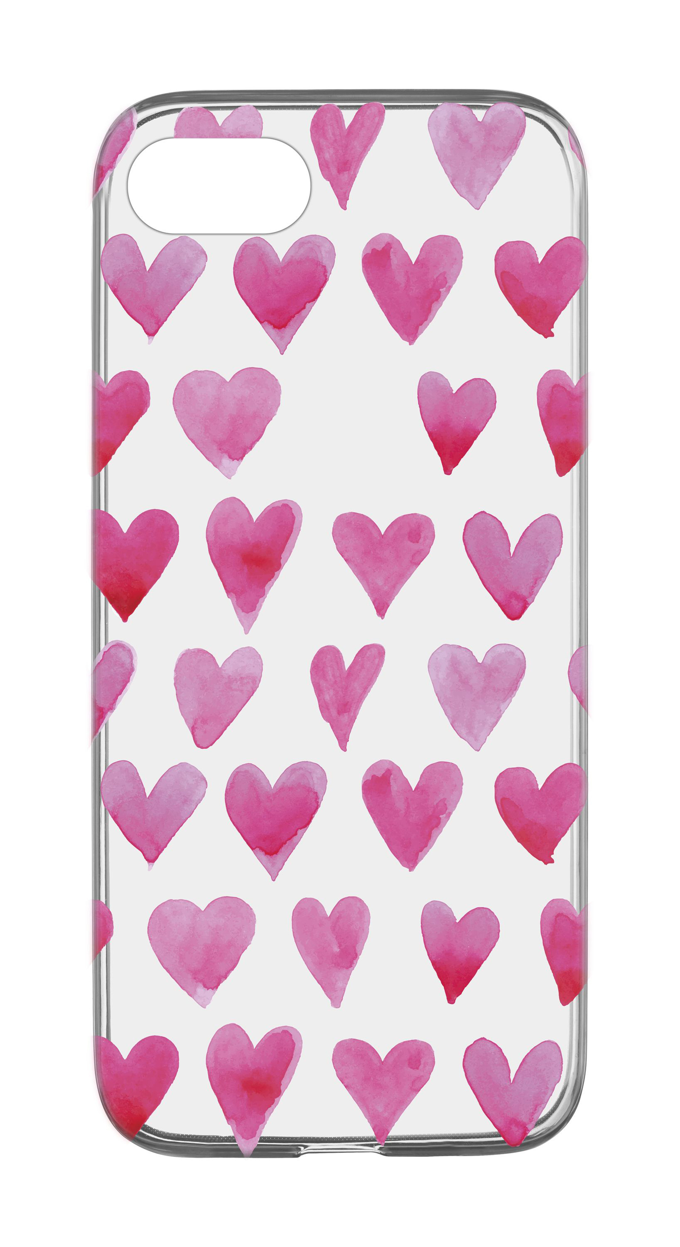 iPhone SE (2020)/8/7/6s/6, housse style, watercolor heart