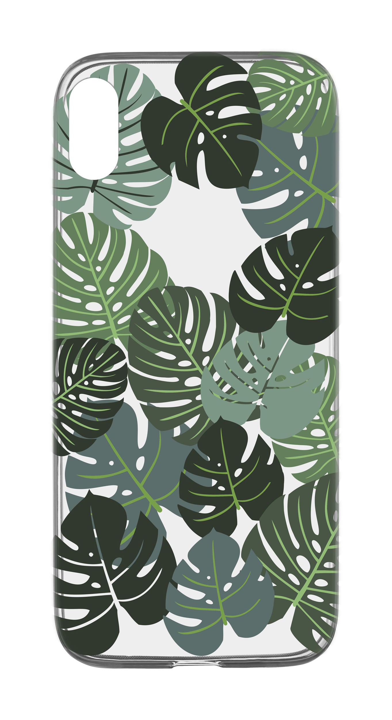 iPhone X/XS, hoesje style, leaves