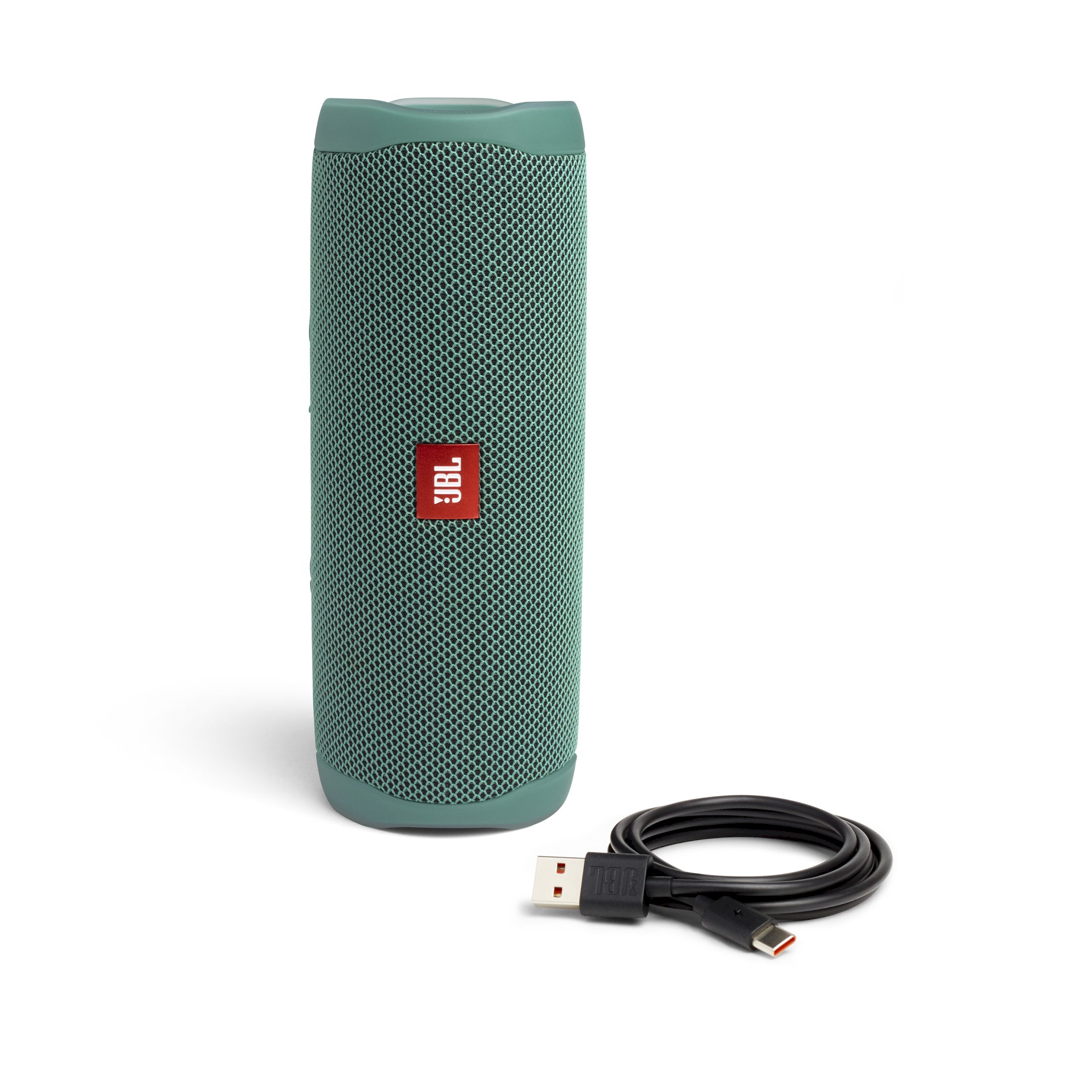 FLIP 5 ECO, bluetooth speaker 90% recycled plastic, green