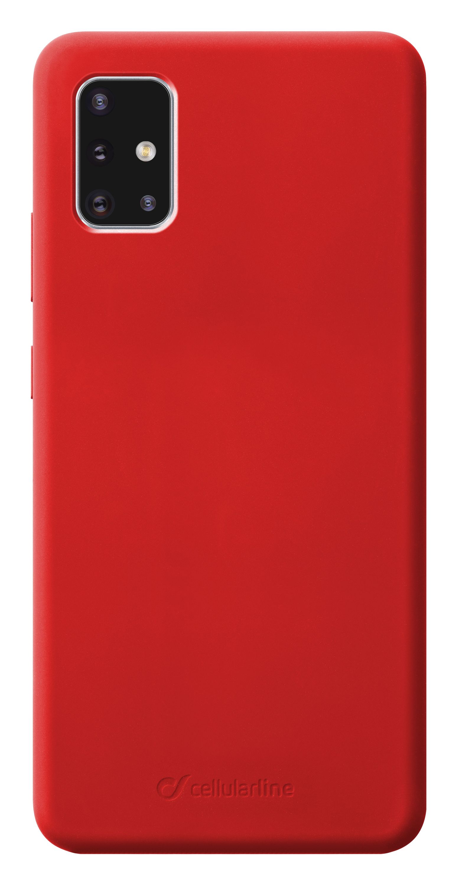 Samsung Galaxy A71, housse sensation, rouge