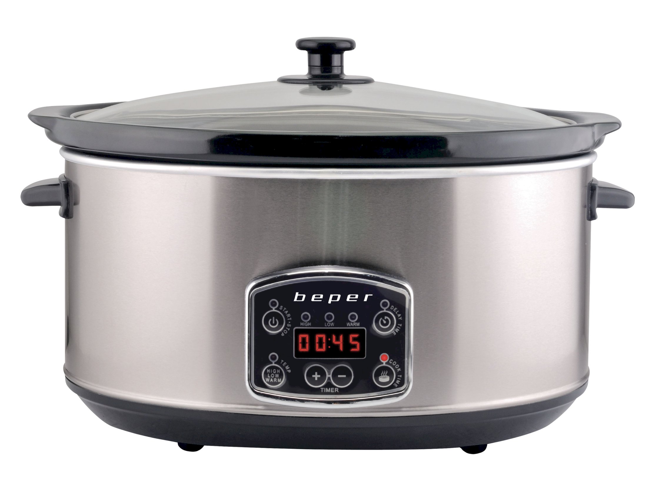 BC.510, digitale slowcooker, 280W, roestvrij staal