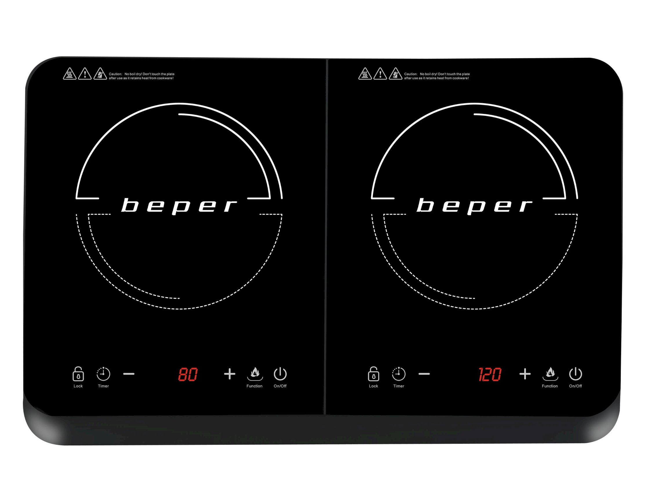 BF.720, double induction cooker, 3500W, black