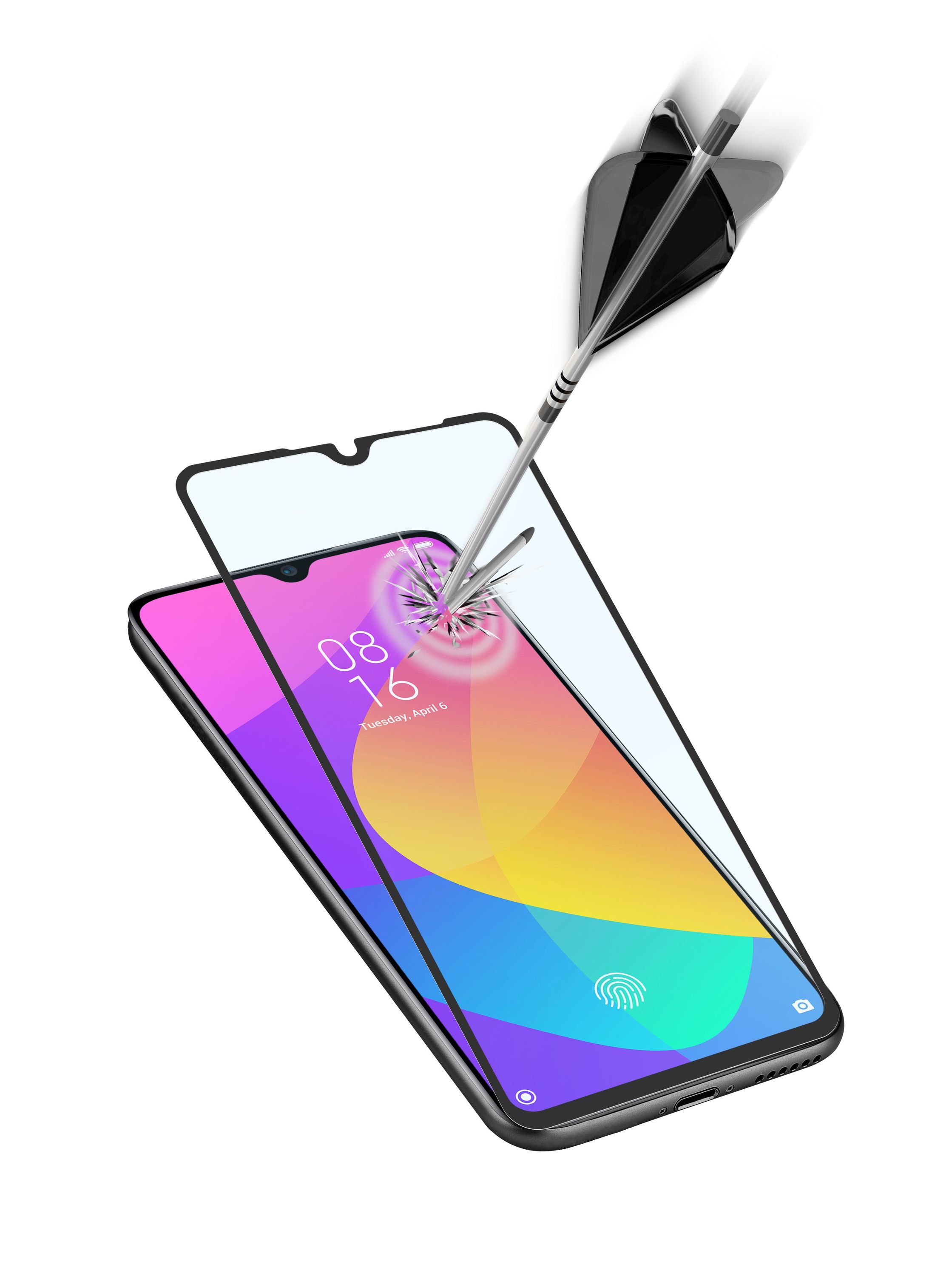 Xiaomi Mi 9 Lite, SP tempered glass capsule, black