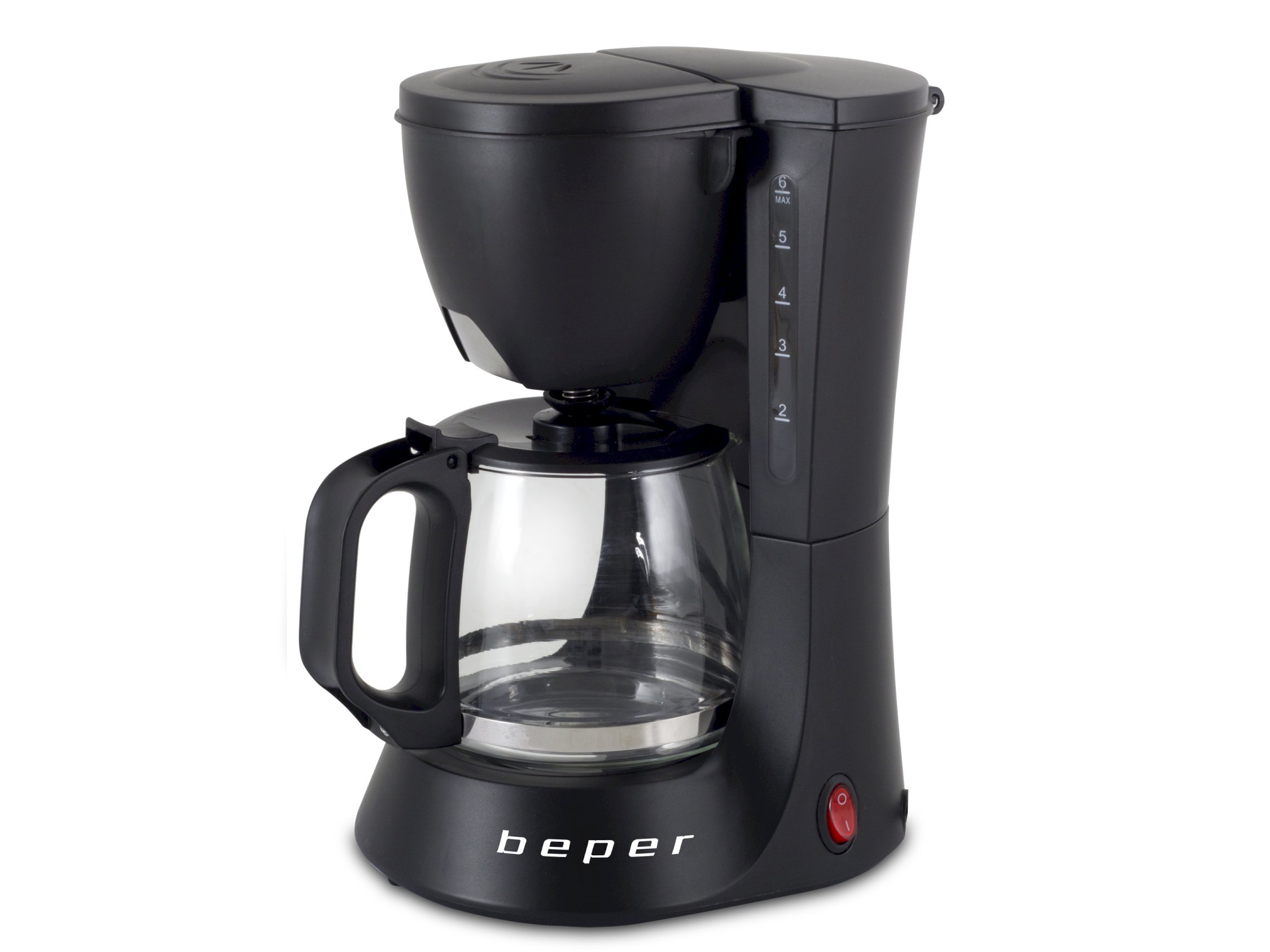BC.060, drip coffee maker, 0,6L, 600W, black