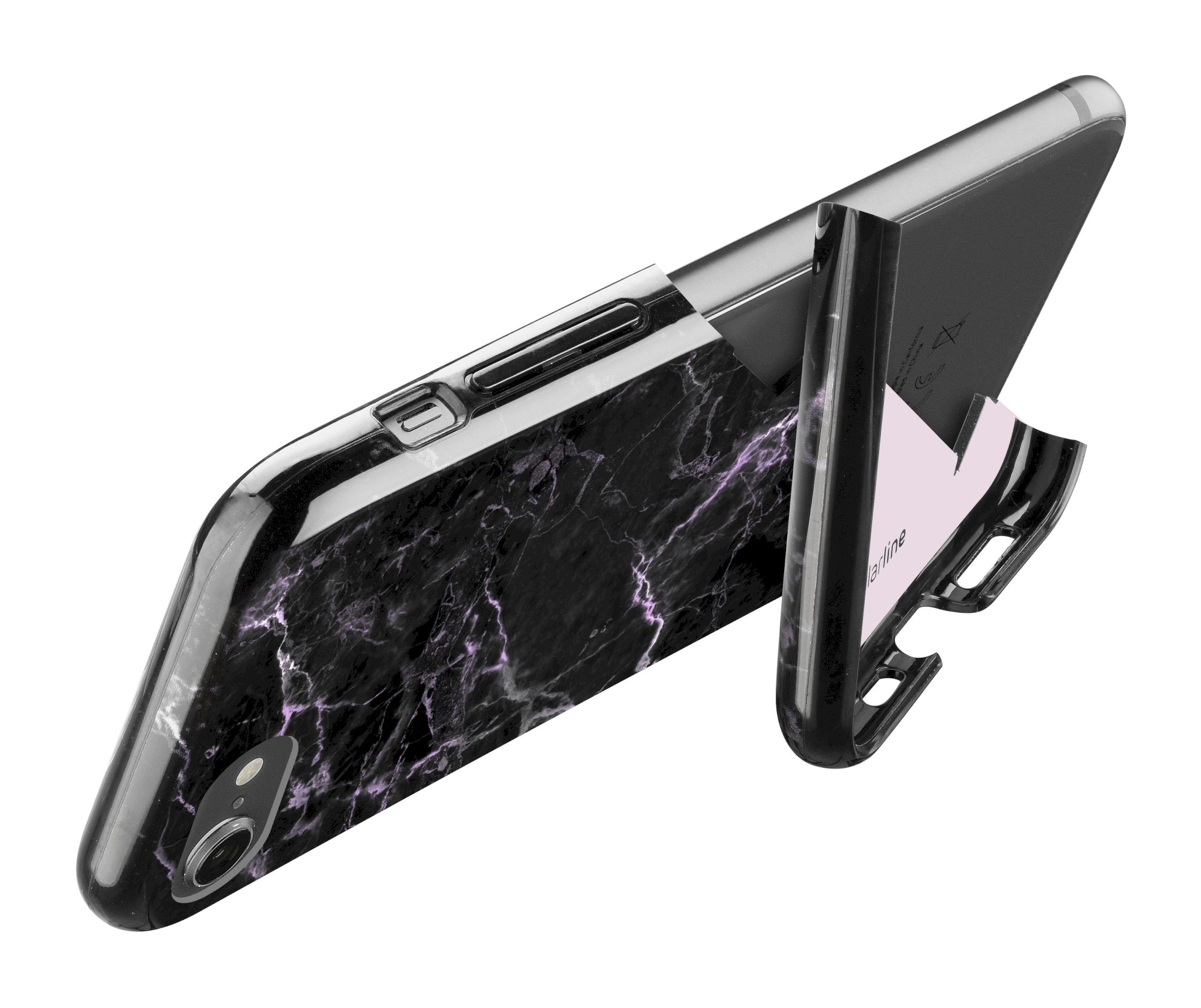 iPhone SE (2020)/8/7/6, housse stand up, pink