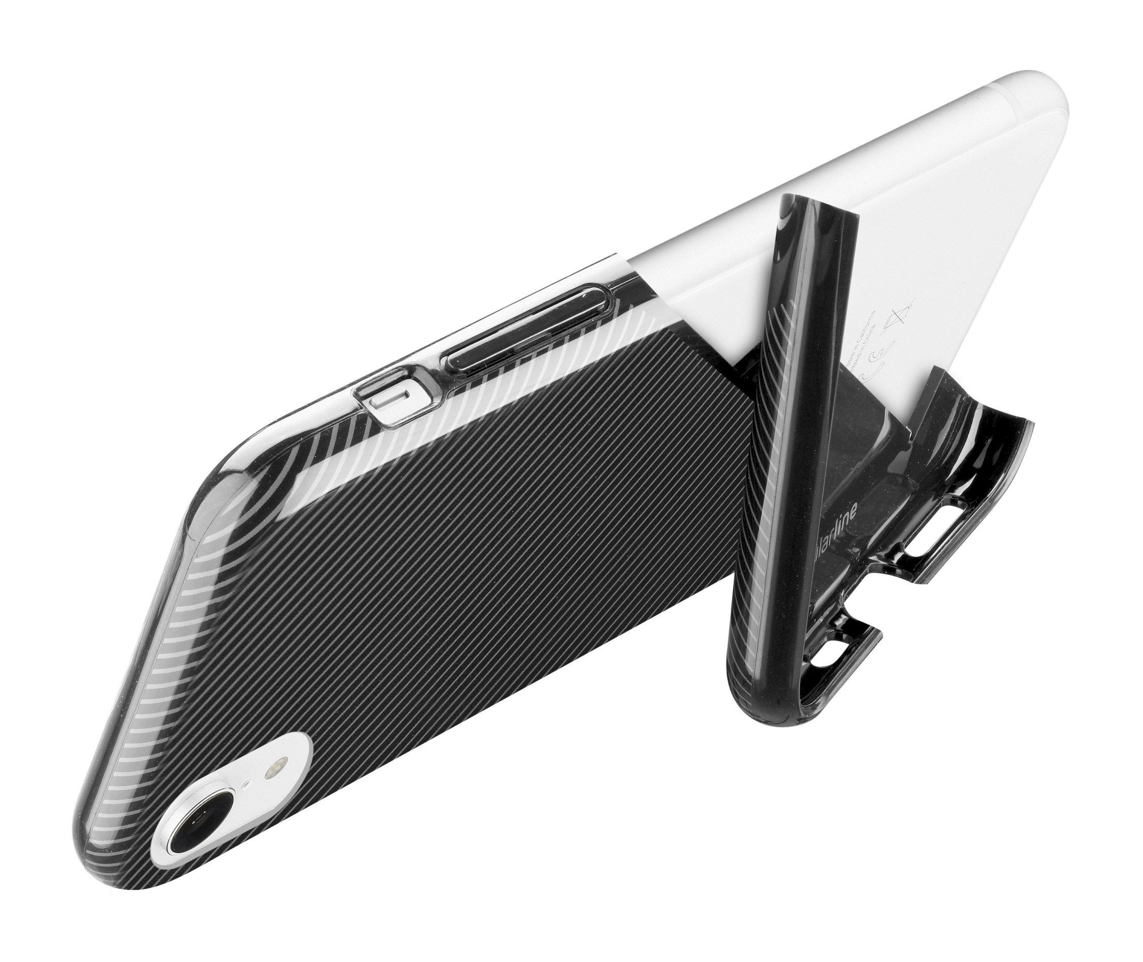 iPhone Xr, case stand up, black