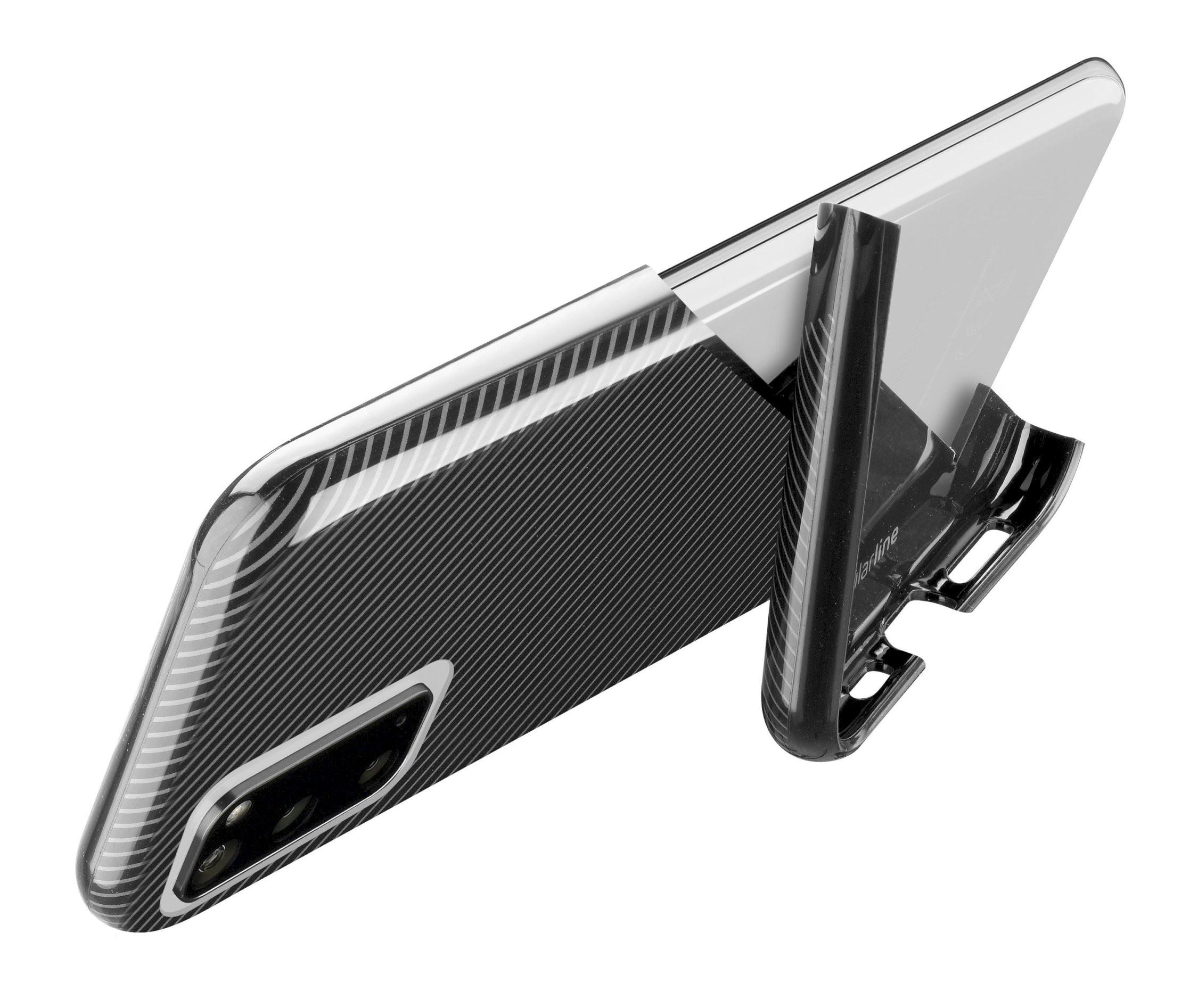 Samsung Galaxy A41, case stand up, black