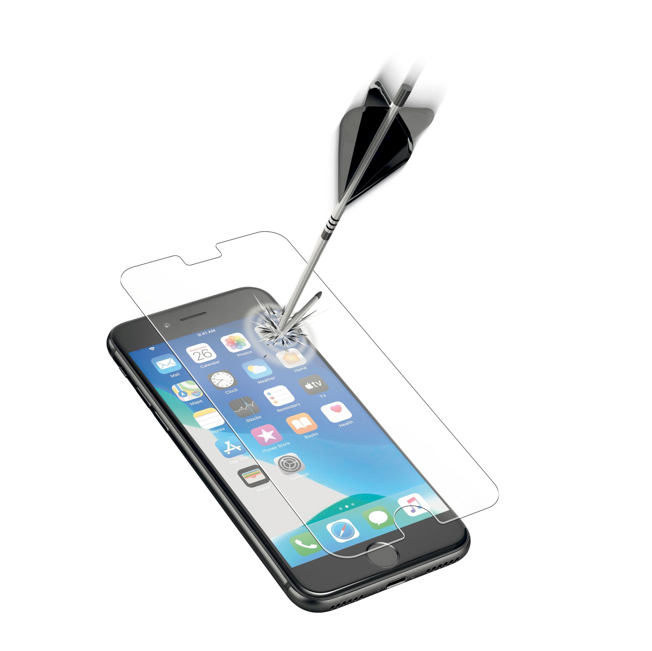 iPhone SE (2020), prot. d'cran second glass, transparent