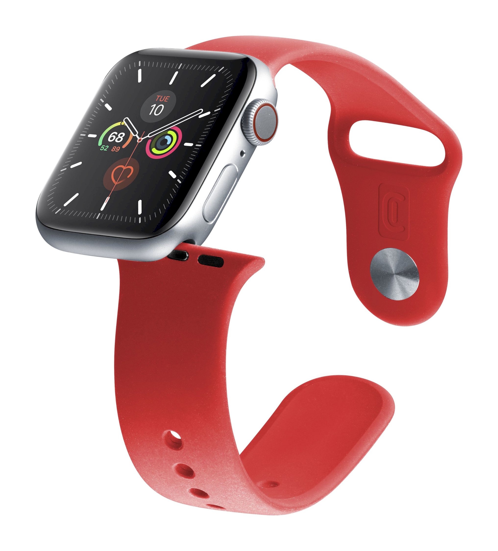 Apple watch 38/40/41 mm, silicone band urban, rood