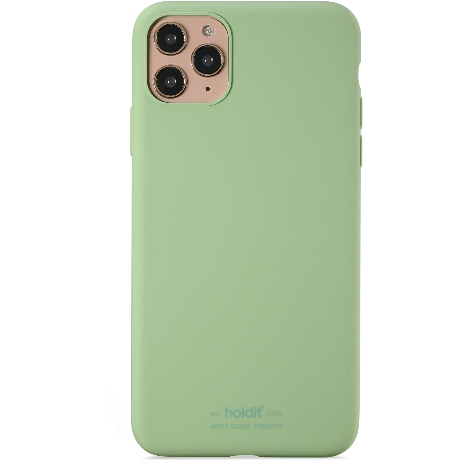 iPhone 11 Pro Max, case silicone, jade green