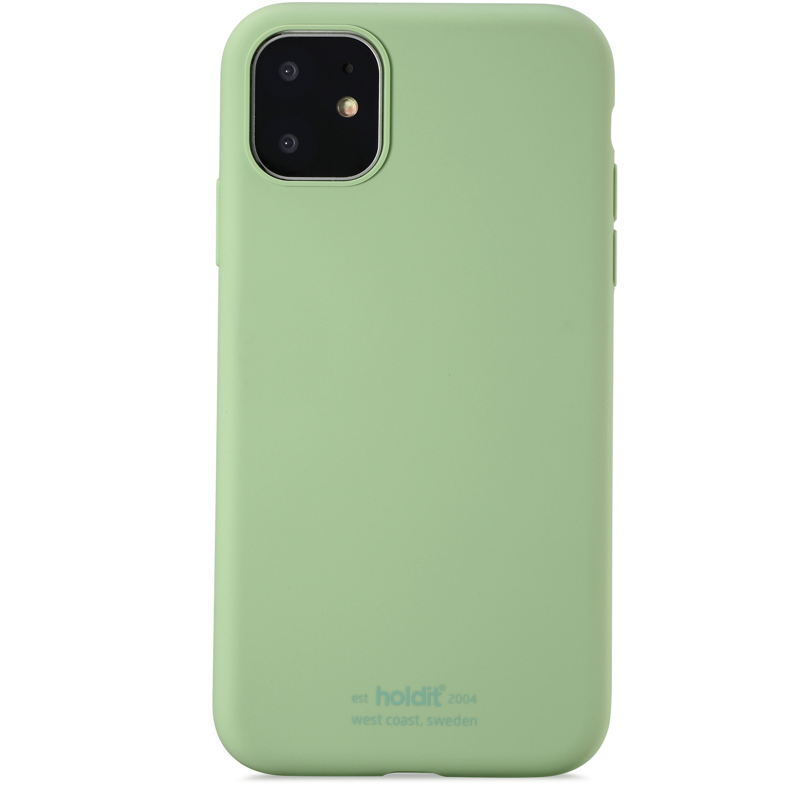 iPhone 11, case silicone, jade green