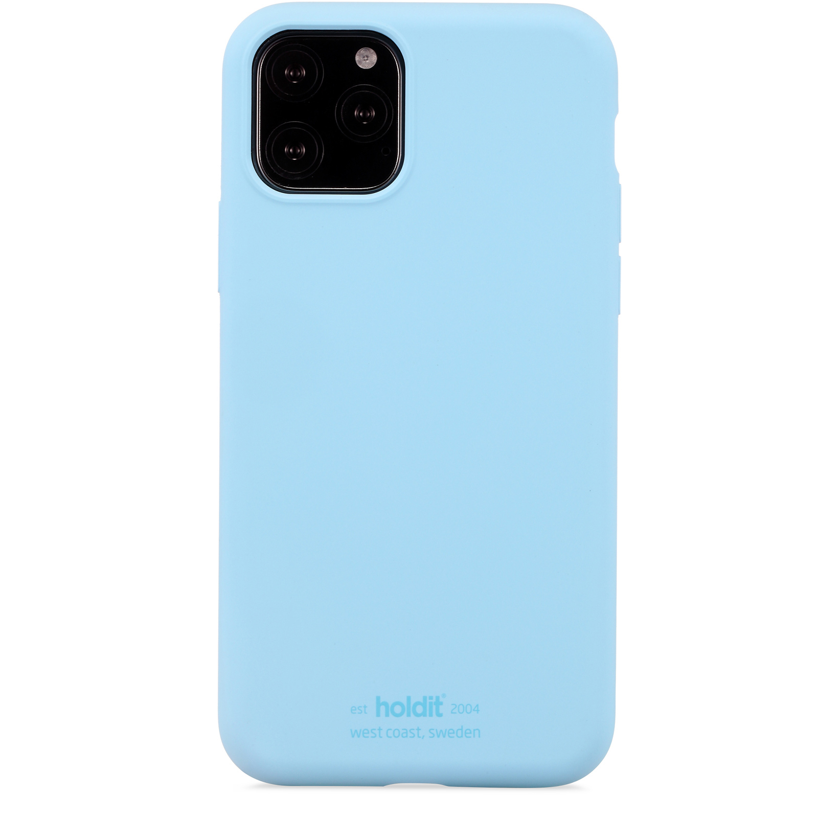 iPhone 11 Pro, case silicone, light blue