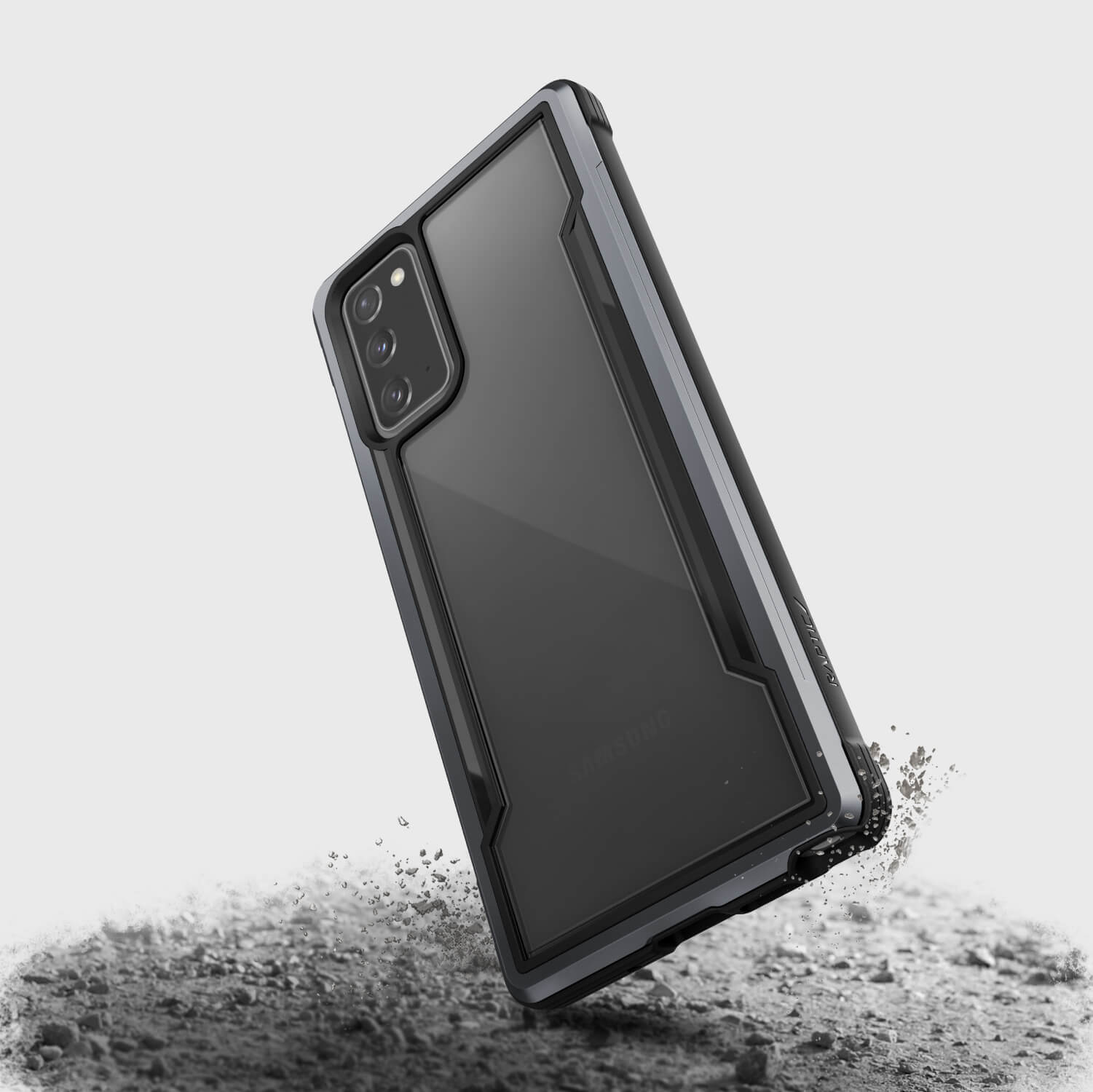 Samsung Galaxy Note 20, housse Raptic Shield, noir