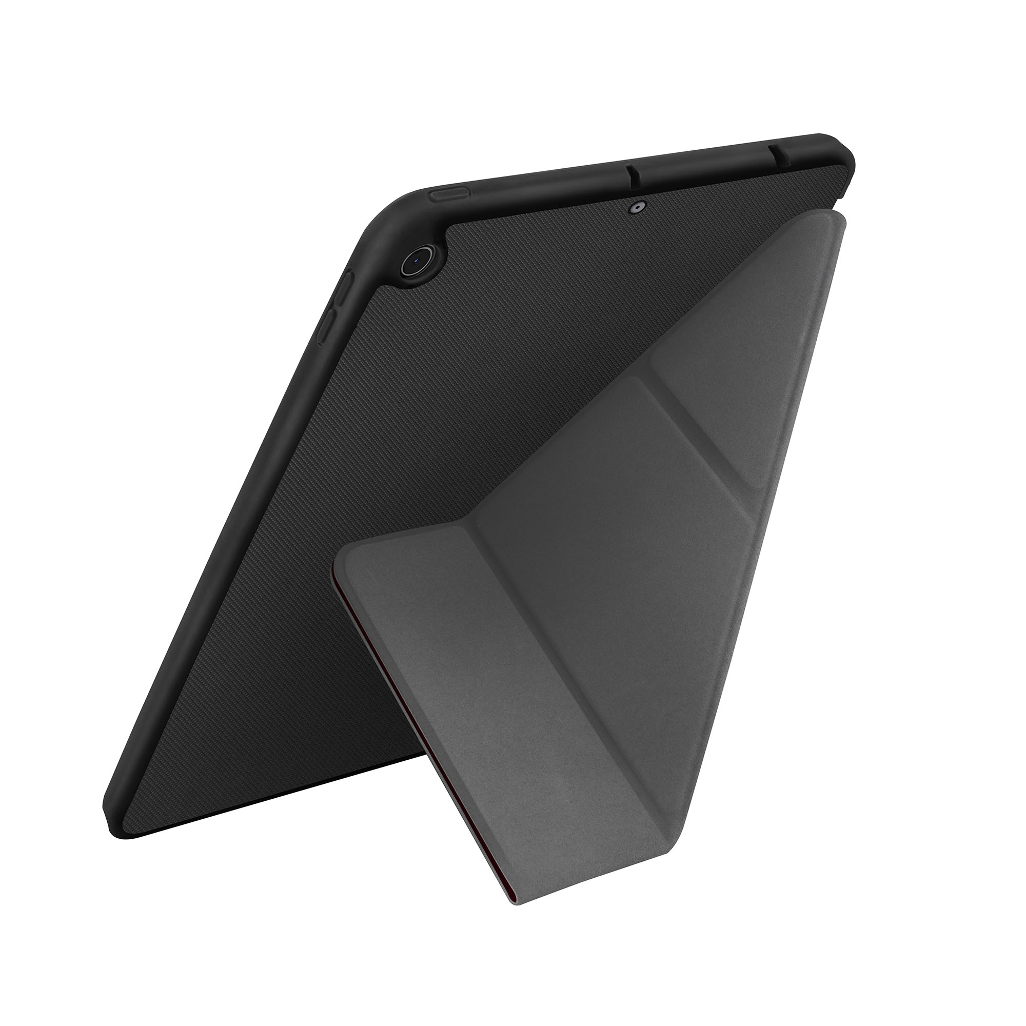 iPad Mini (2019), case transforma rigor, stand up ebony, black