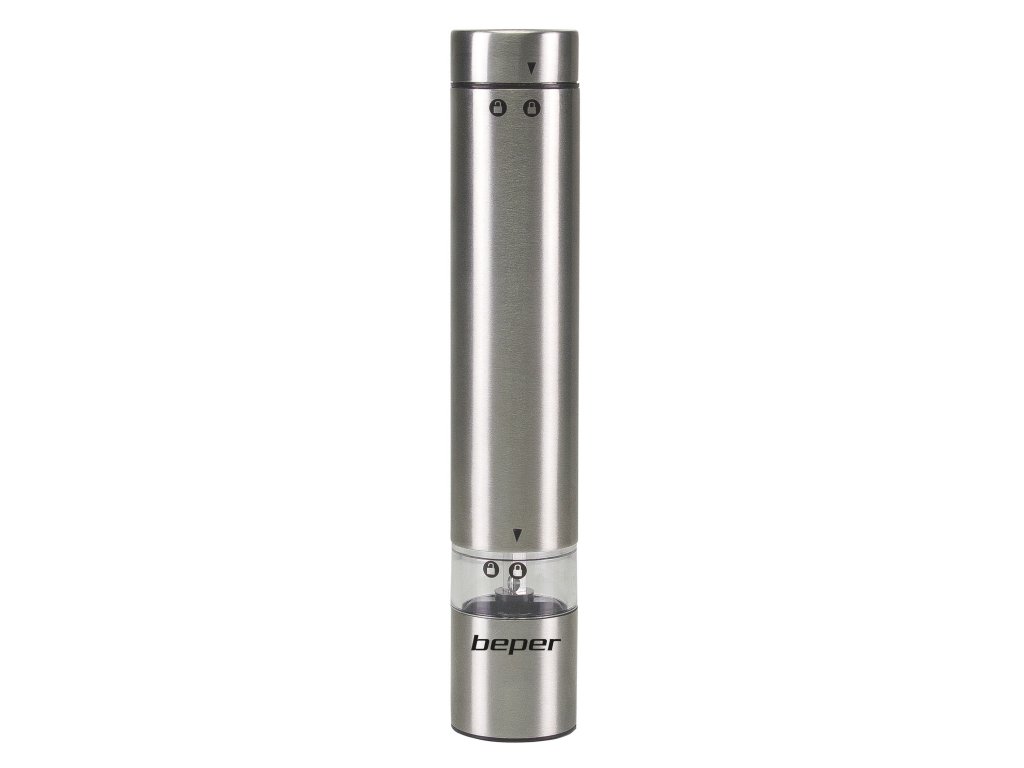 P102ROB100, electric salt - pepper grinder, stainless steel