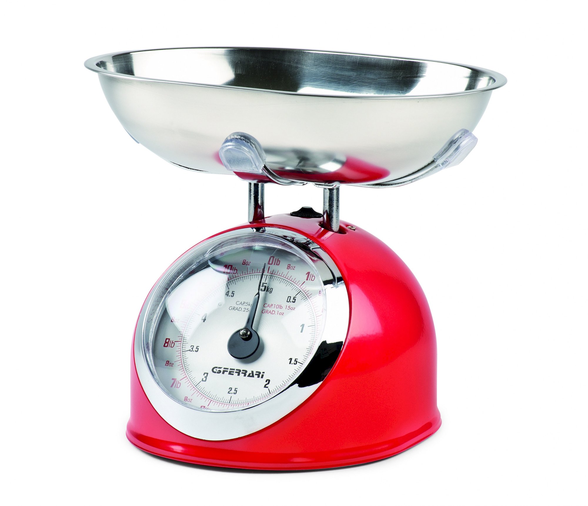 G2000302, Aska, mechanical kitchen scale, red